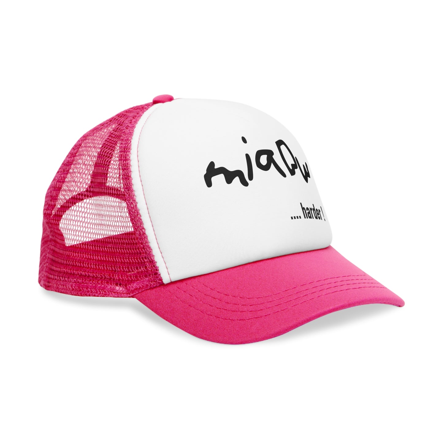 $ MIAOW harder trucker hat