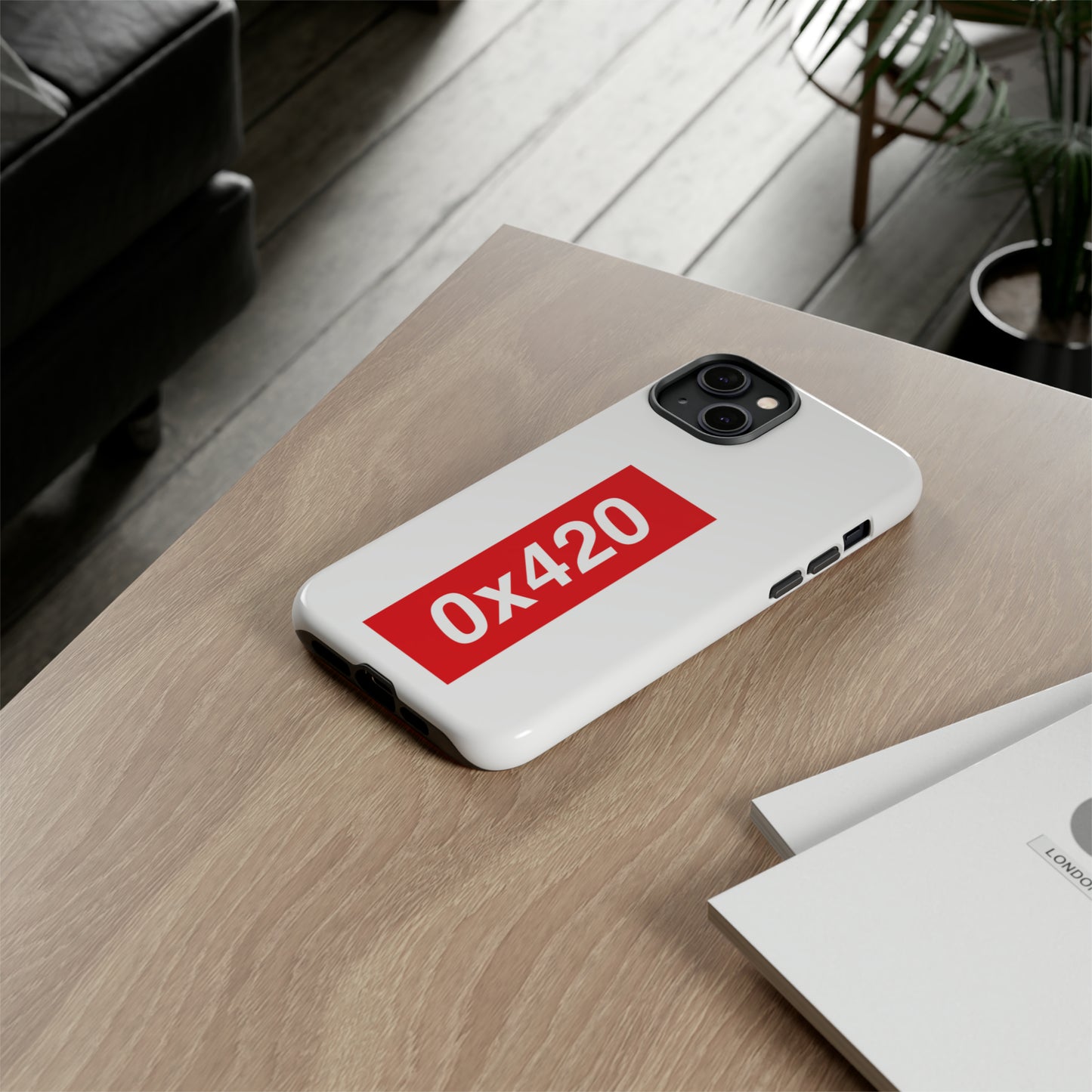 0x420 phone case small logo