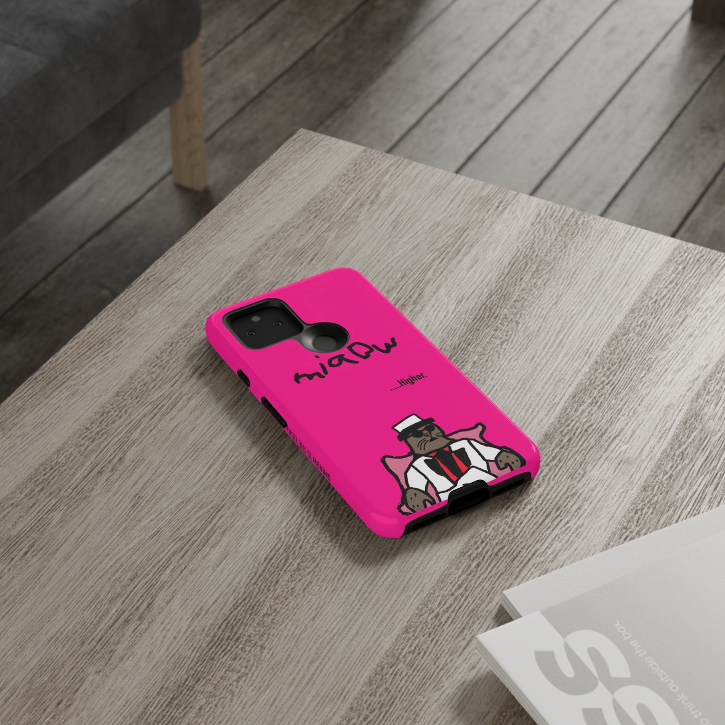 $MIAOW Phone case - Harder - Hot pink