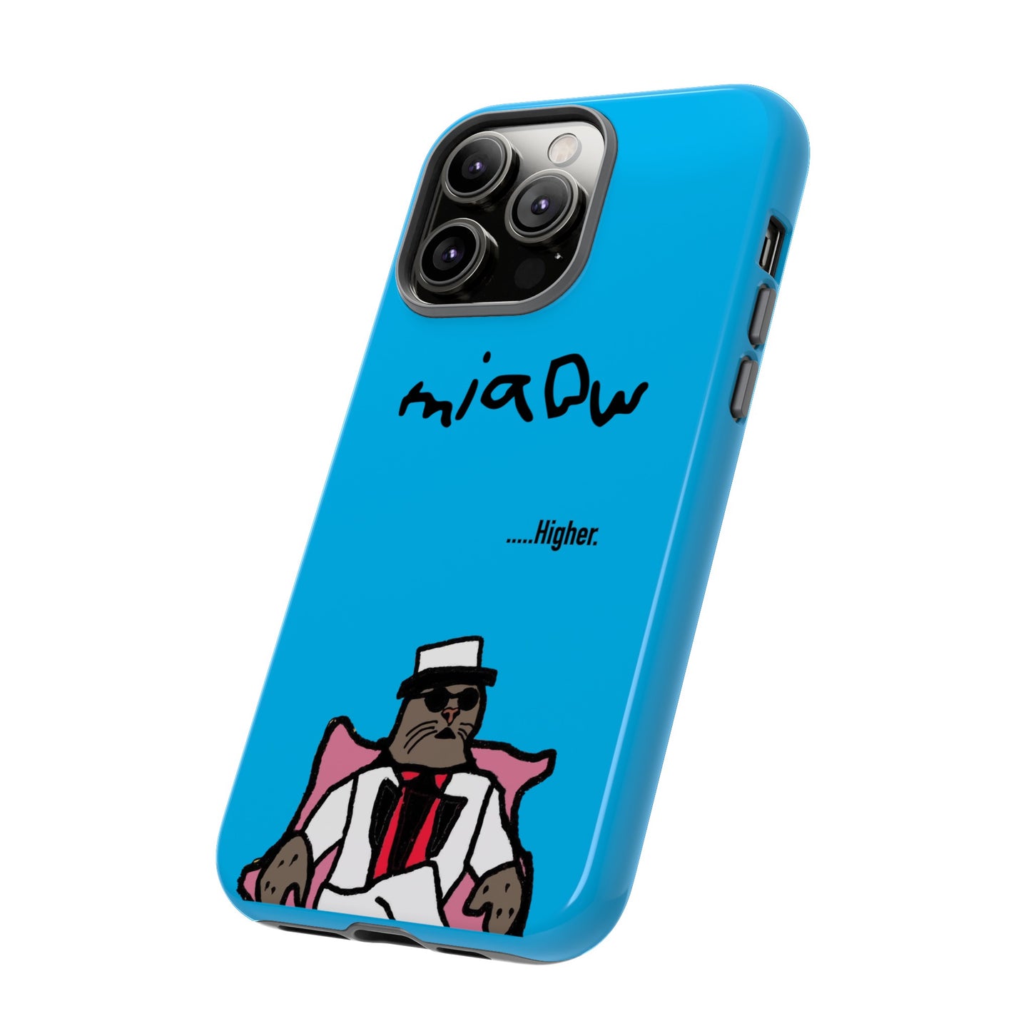 $MIAOW Phone case - Harder - Bright blue