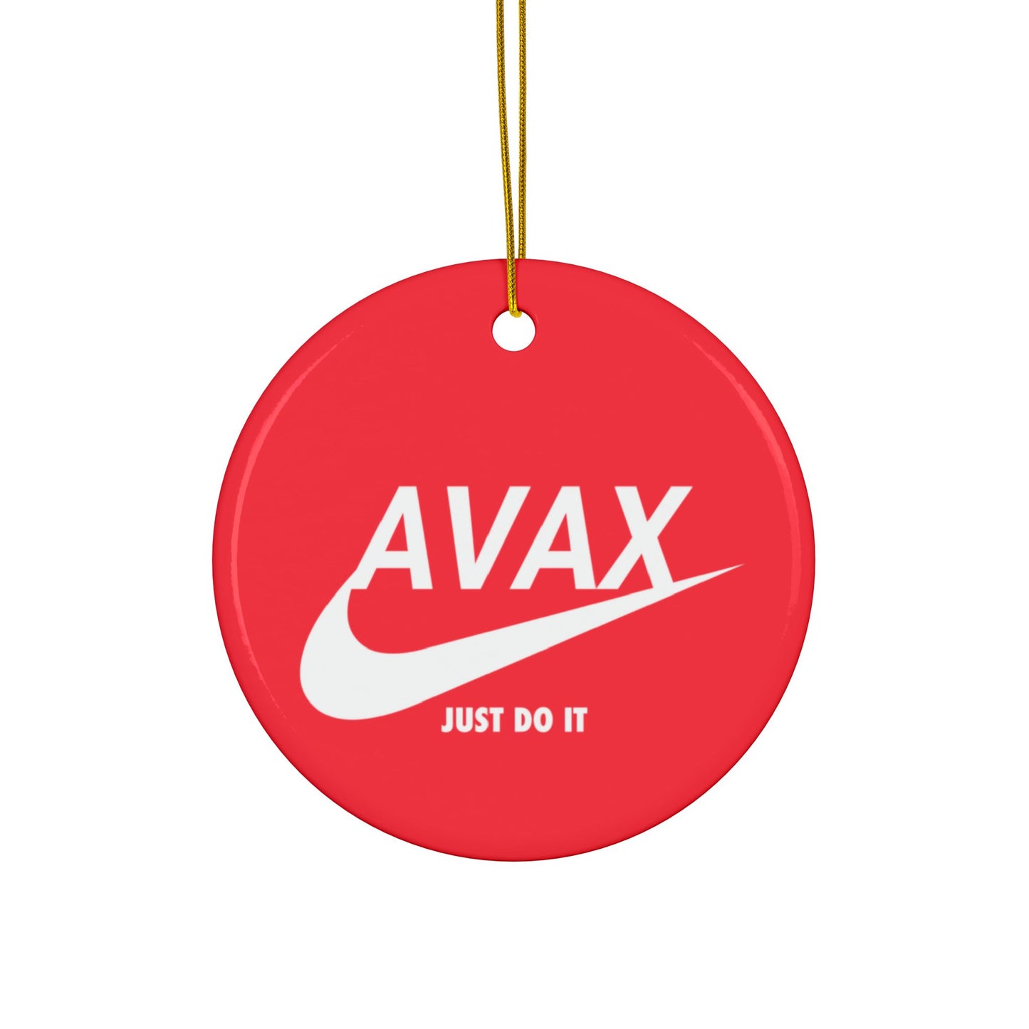 Avax Just Do It Crypto Christmas Decoration