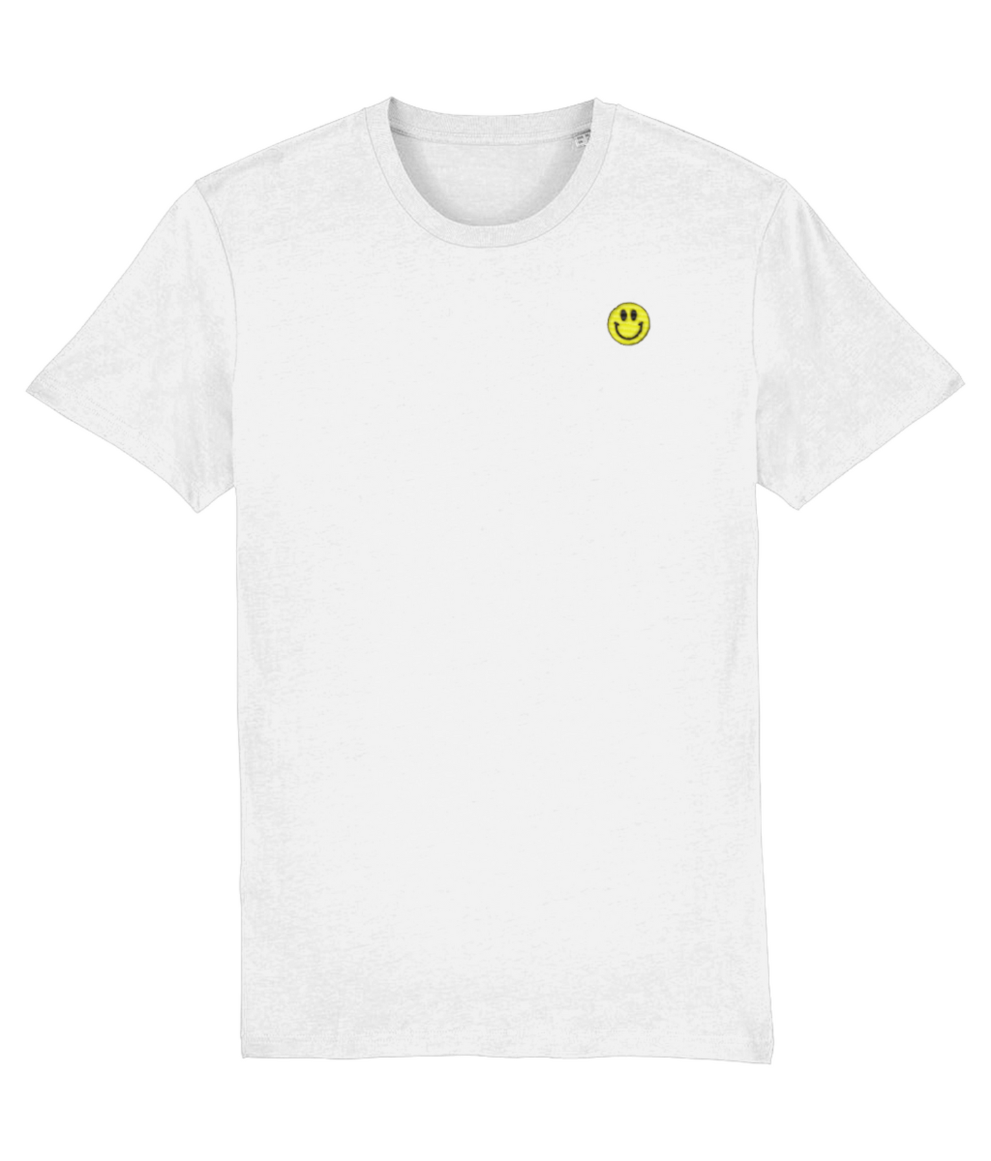 Smiley Face T shirt White