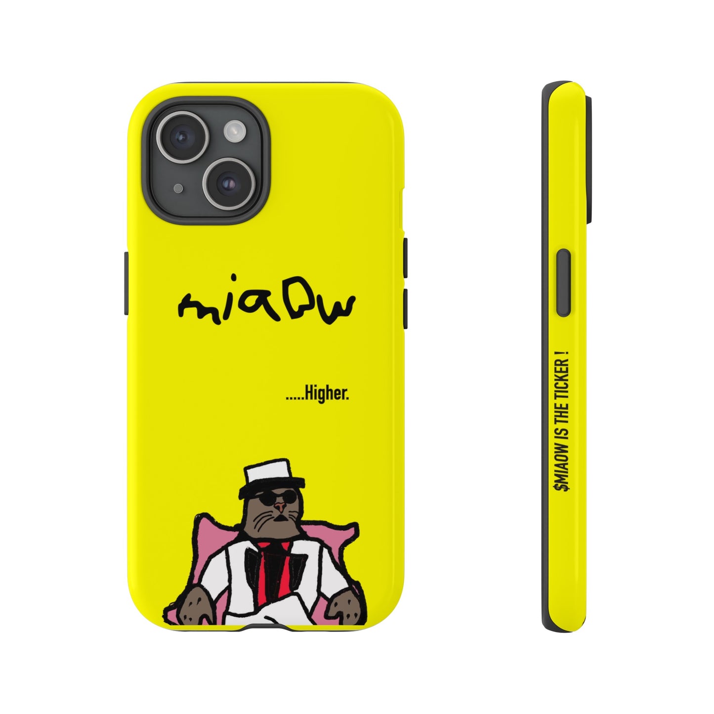 $MIAOW Phone case - Harder - Yellow