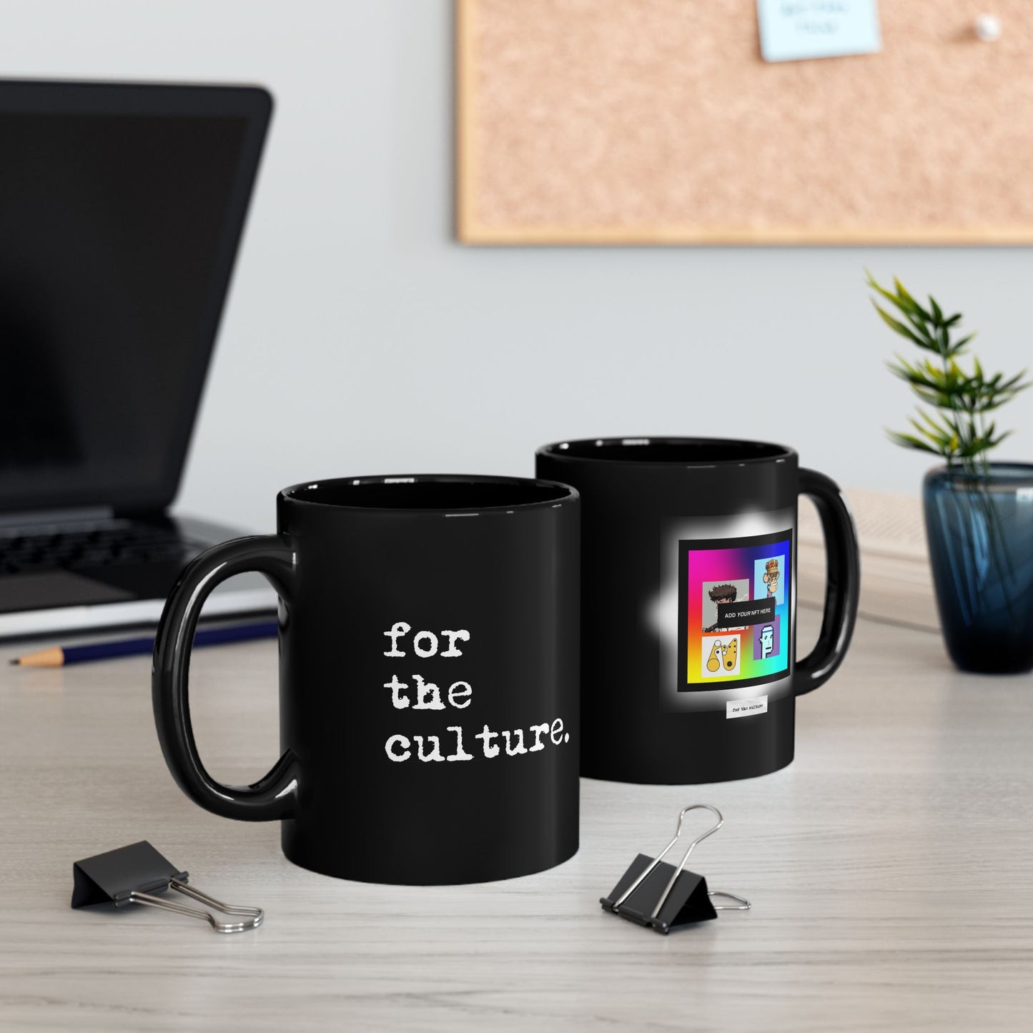 For The Culture Avalanche Large Text Custom NFT mug