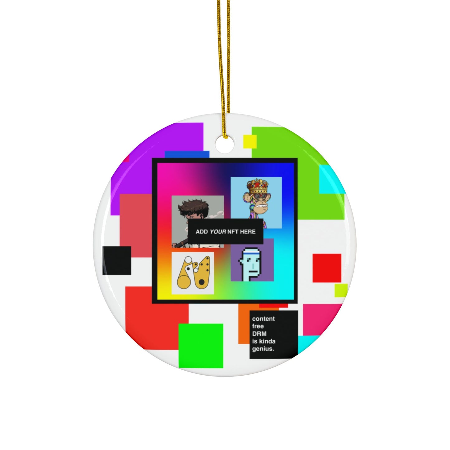 Content Free DRM custom NFT Decoration