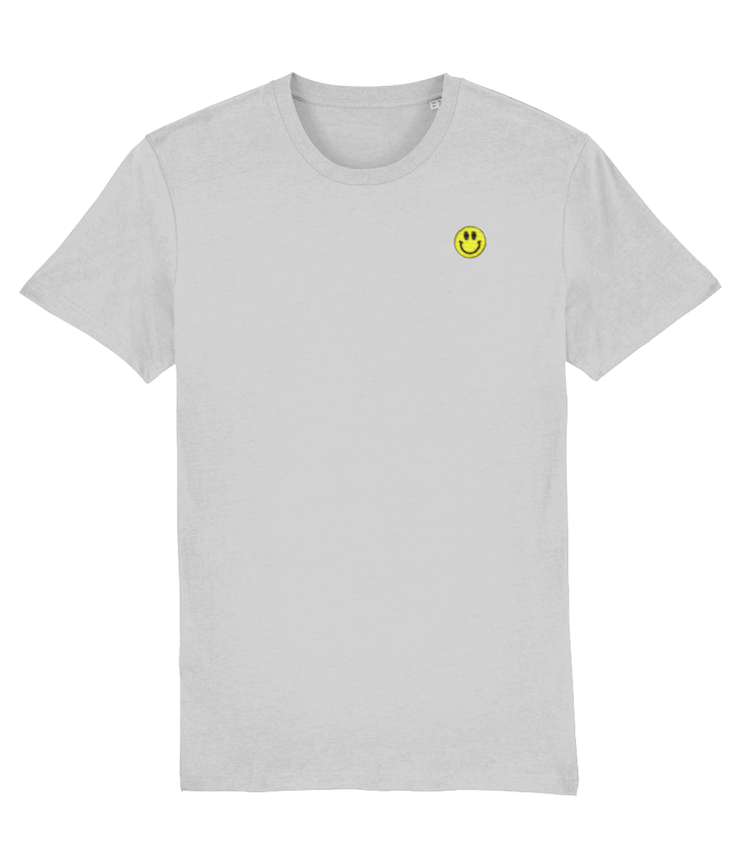 Smiley Face T shirt Grey