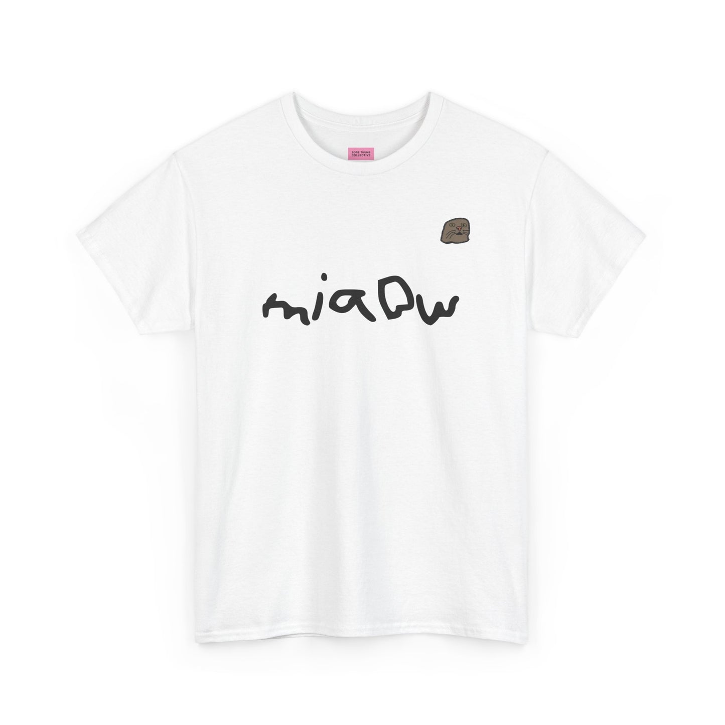 $ MIAOW harder print T shirt