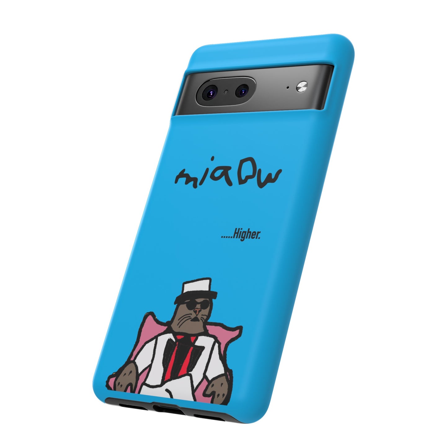 $MIAOW Phone case - Harder - Bright blue