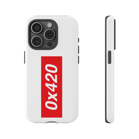 0x420 phone case small logo