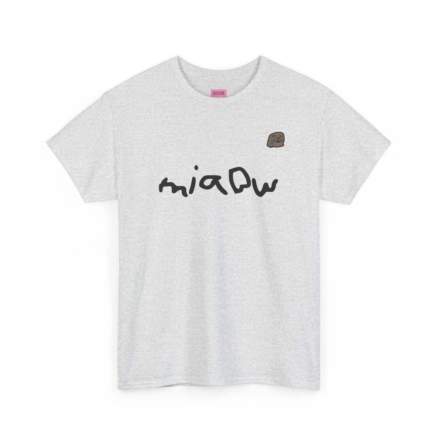 $ MIAOW harder print T shirt