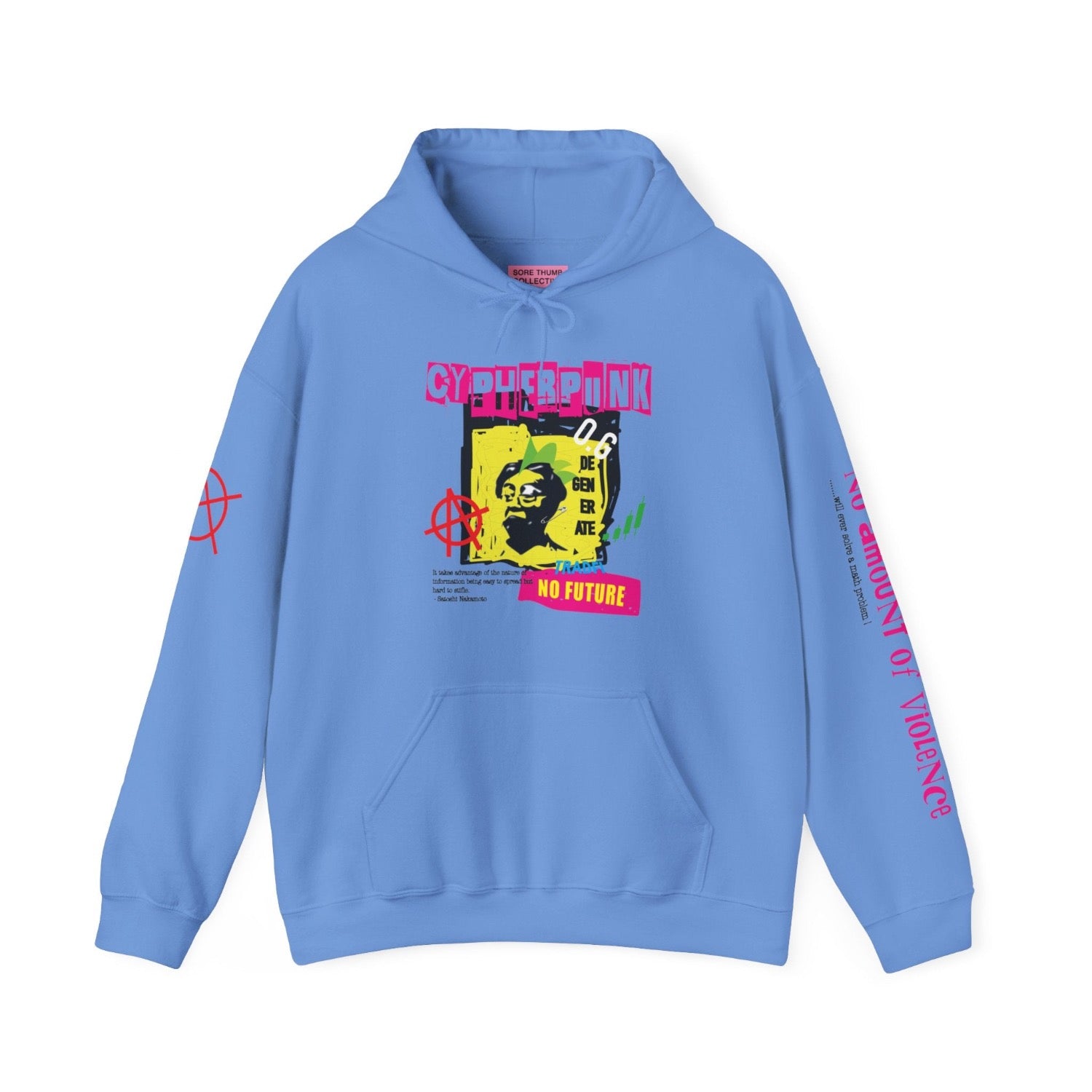 Satoshi Nakamoto hoodie blue