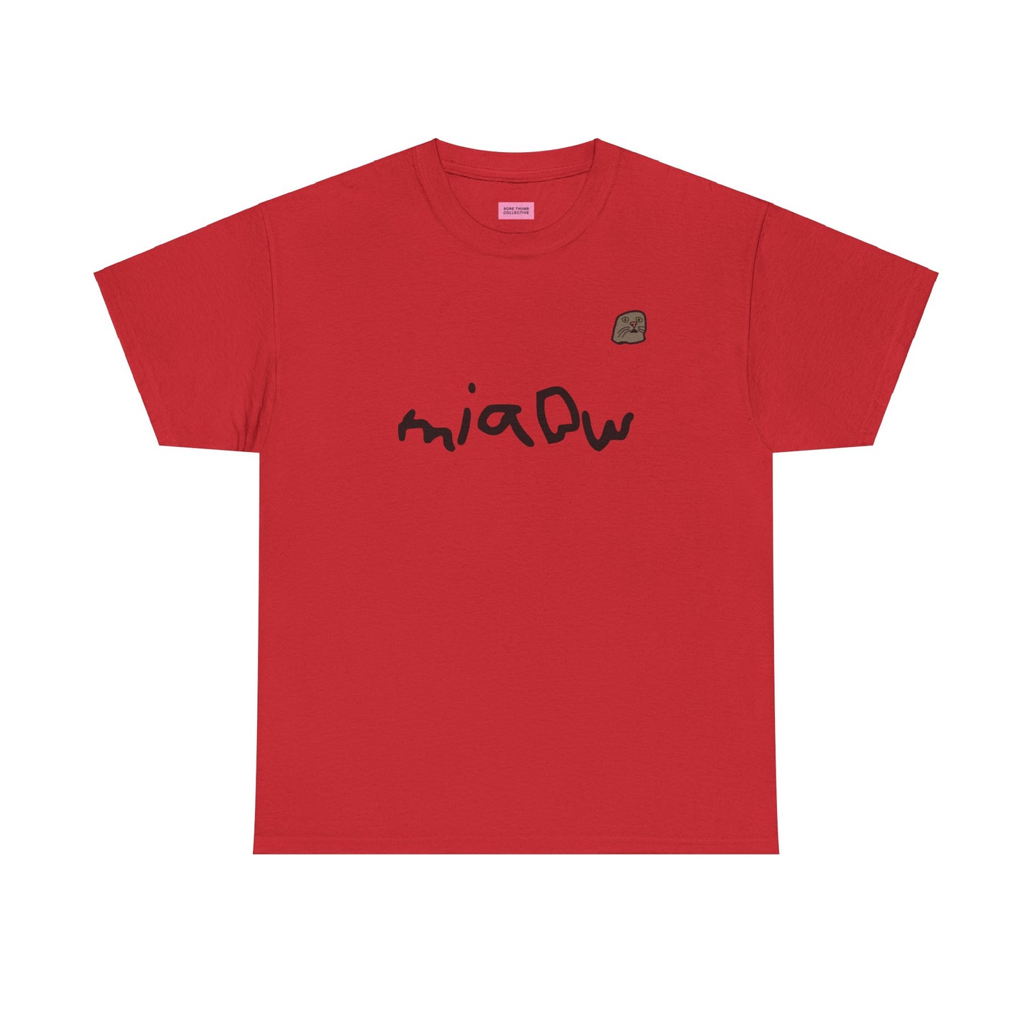 $ MIAOW harder print T shirt