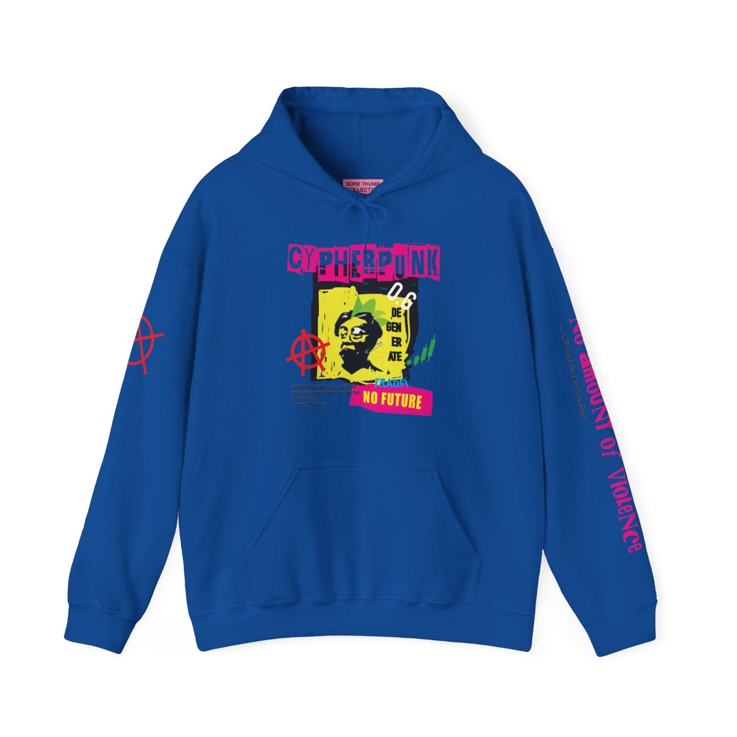 Satoshi Nakamoto hoodie royal blue