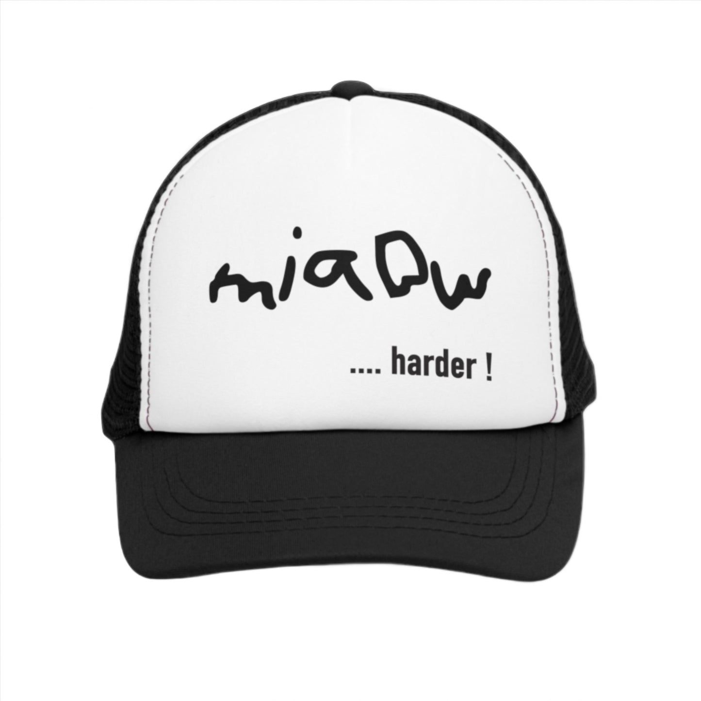 $ MIAOW harder trucker hat