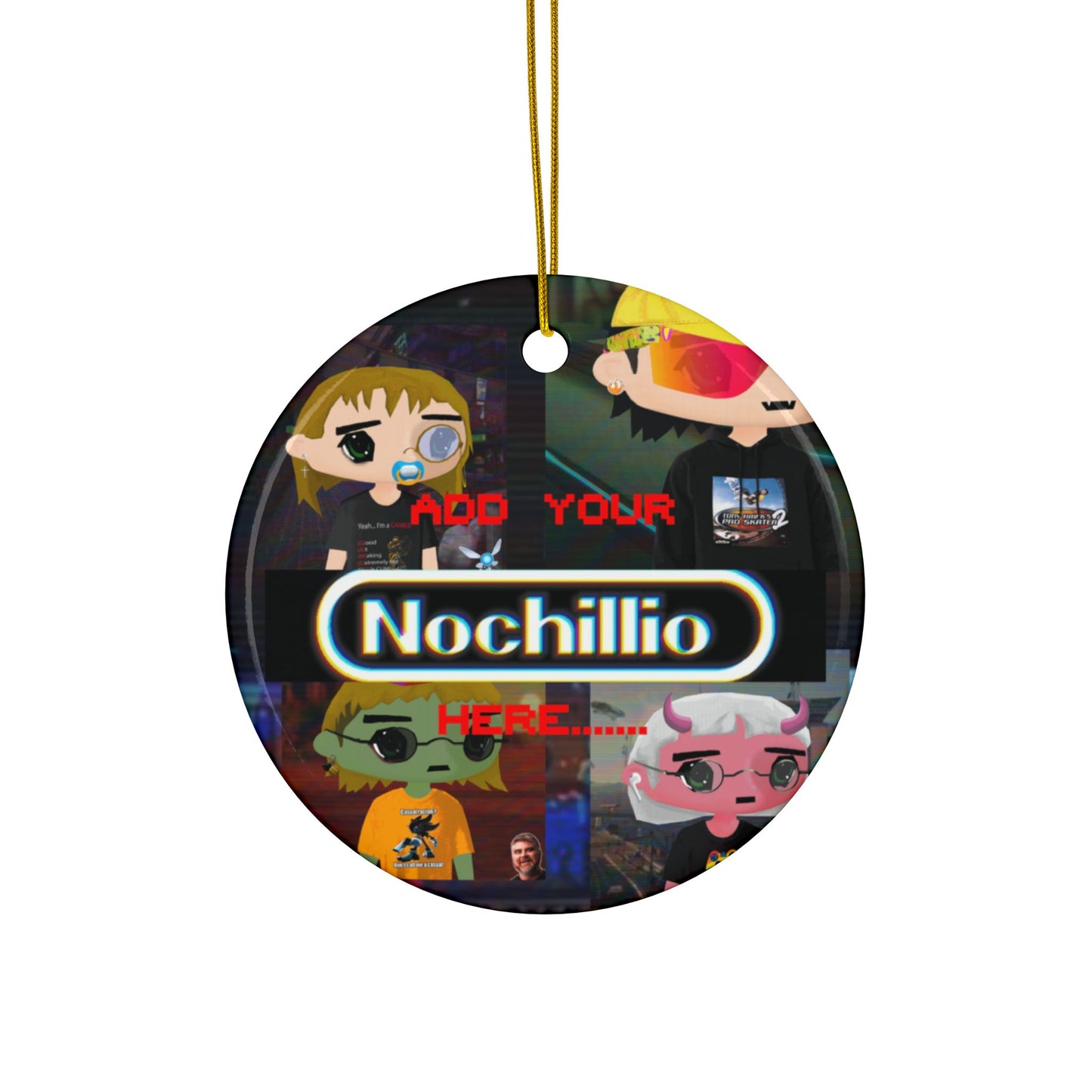 Custom NFT - Upload Your Own Nochillio Christmas Decoration