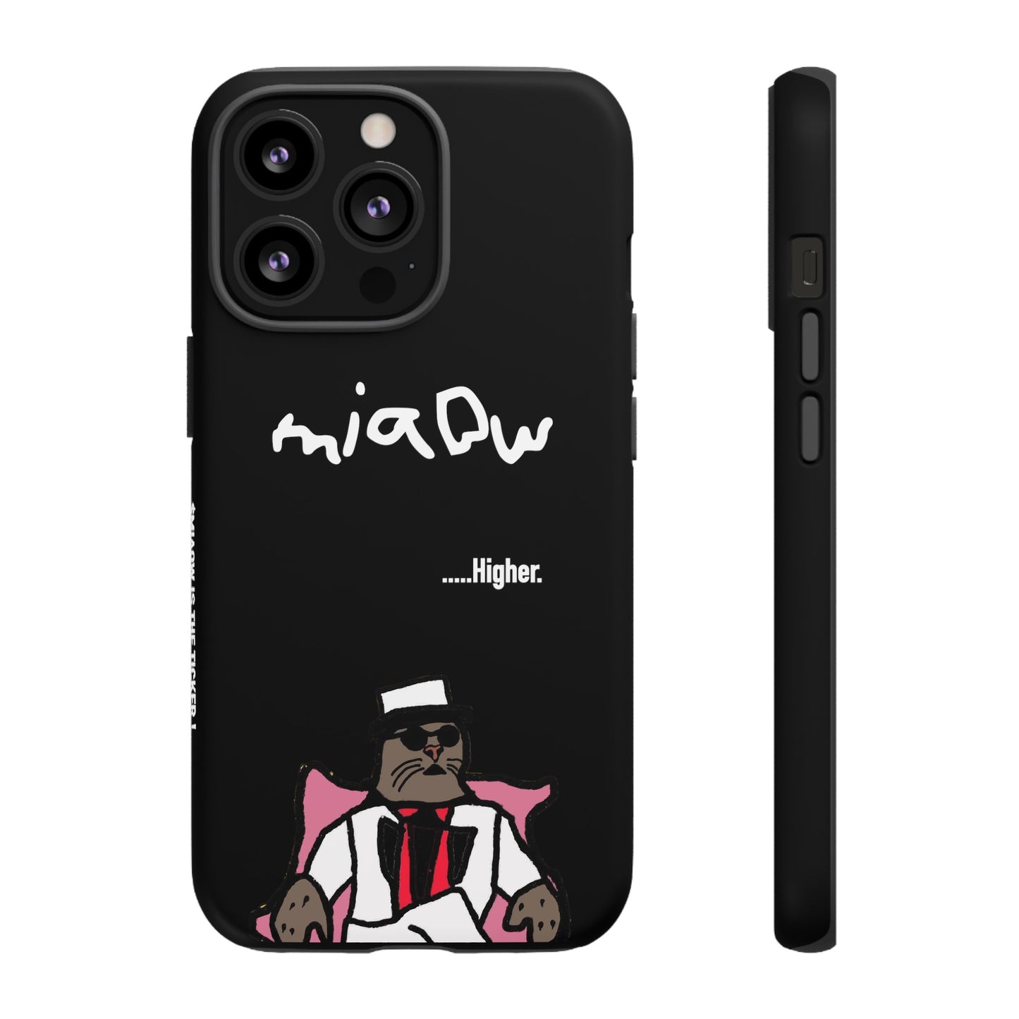 $MIAOW Phone case - Harder - Black