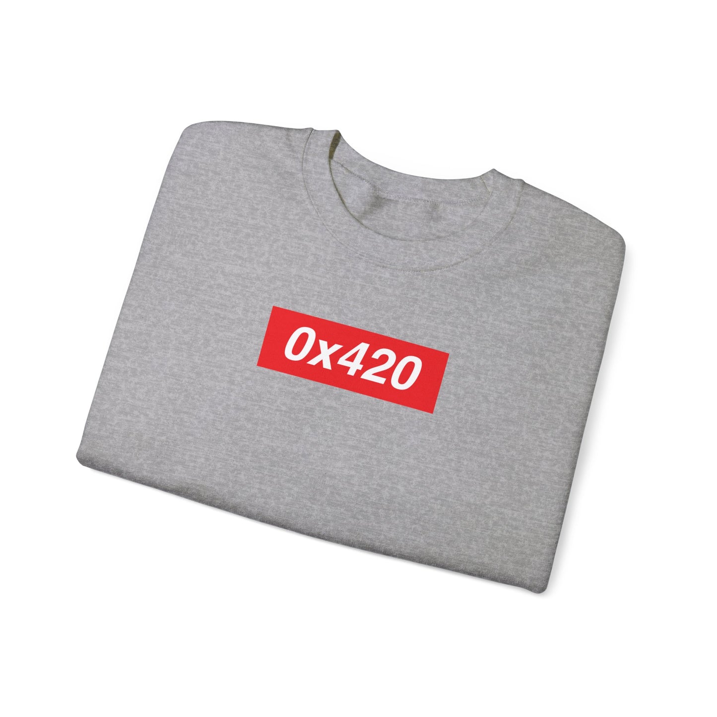 0x420 small logo sweater