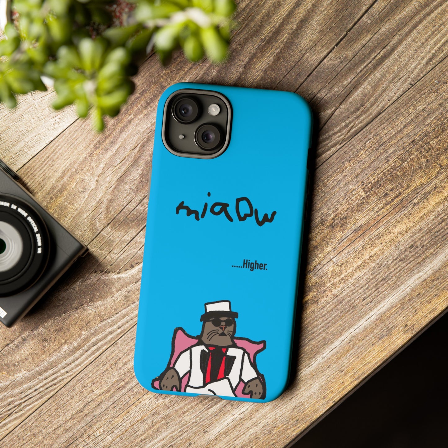 $MIAOW Phone case - Harder - Bright blue