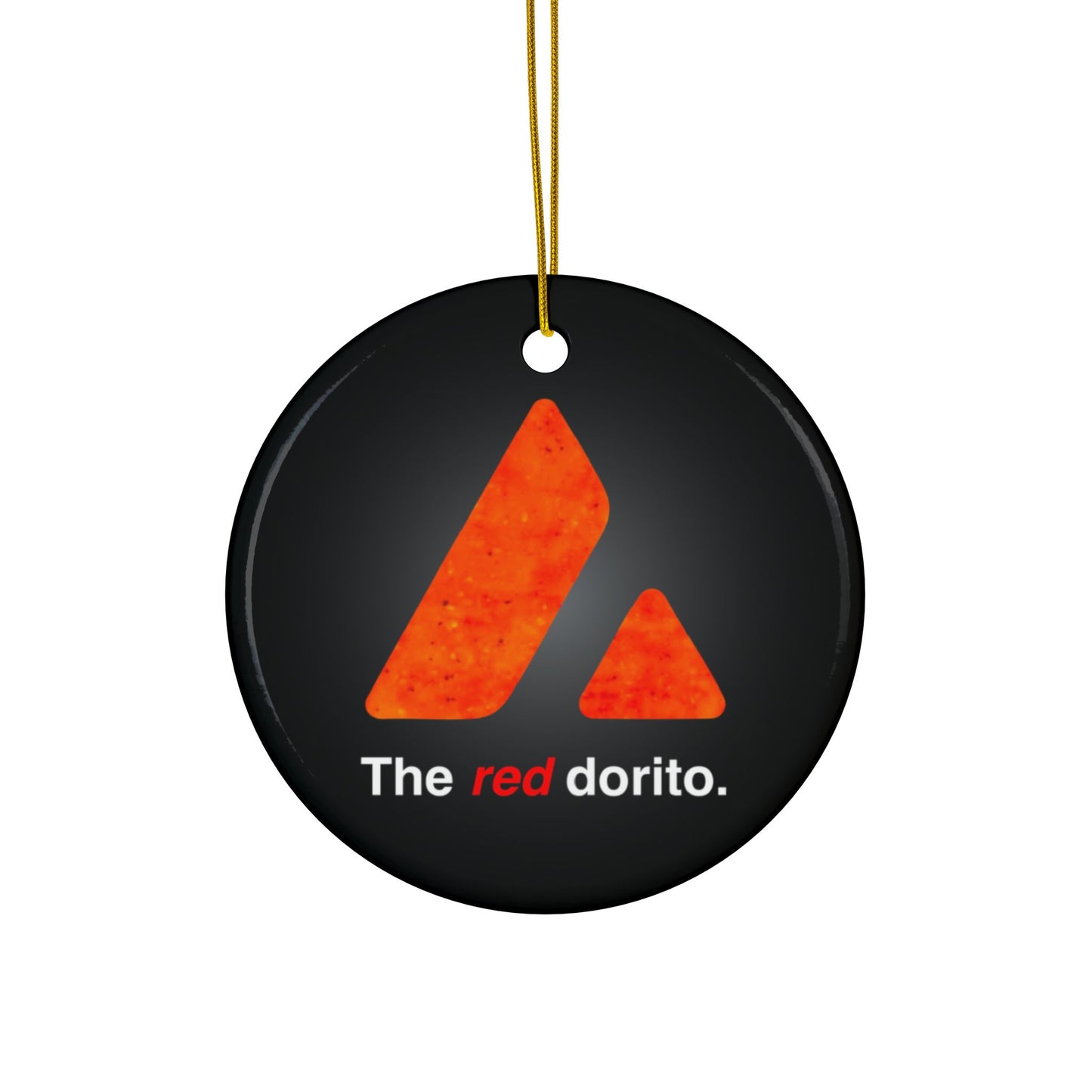 The Red Dorito - Avalanche Christmas Decoration