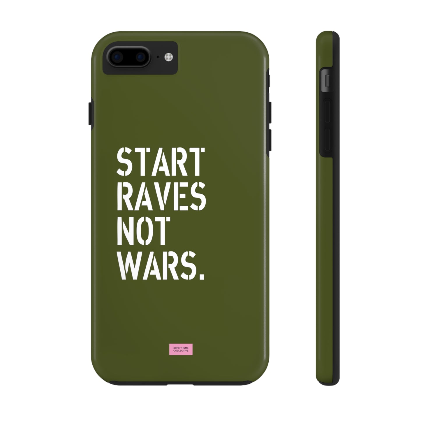 Start Raves Not Wars iPhone Case