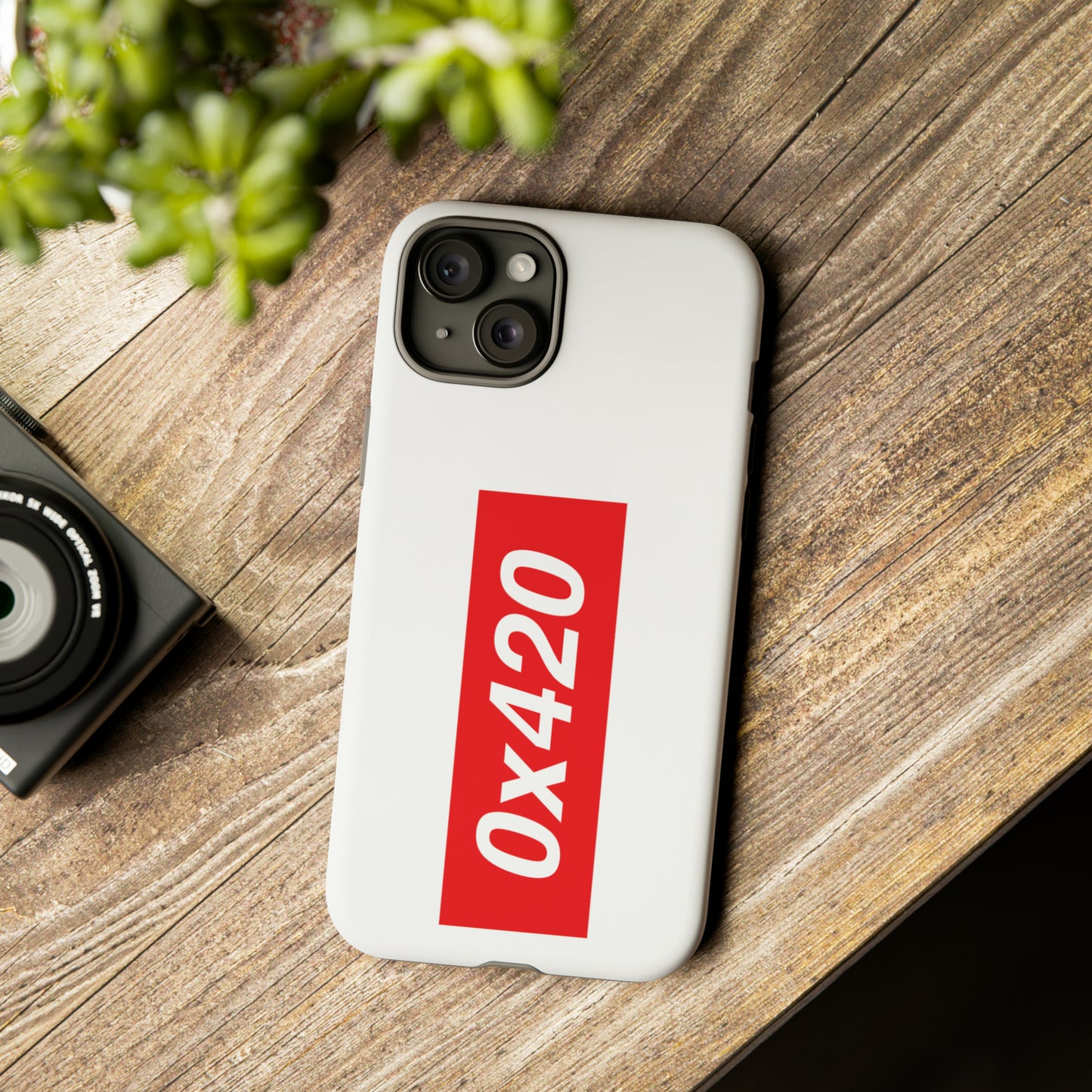 0x420 phone case small logo