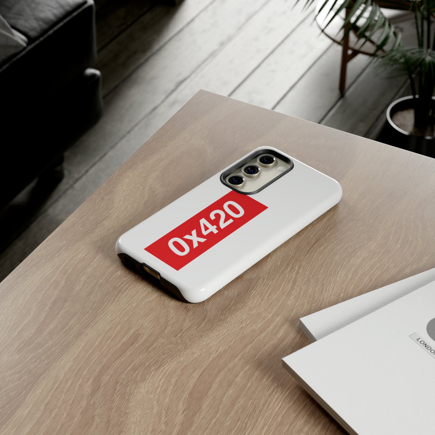 0x420 phone case small logo