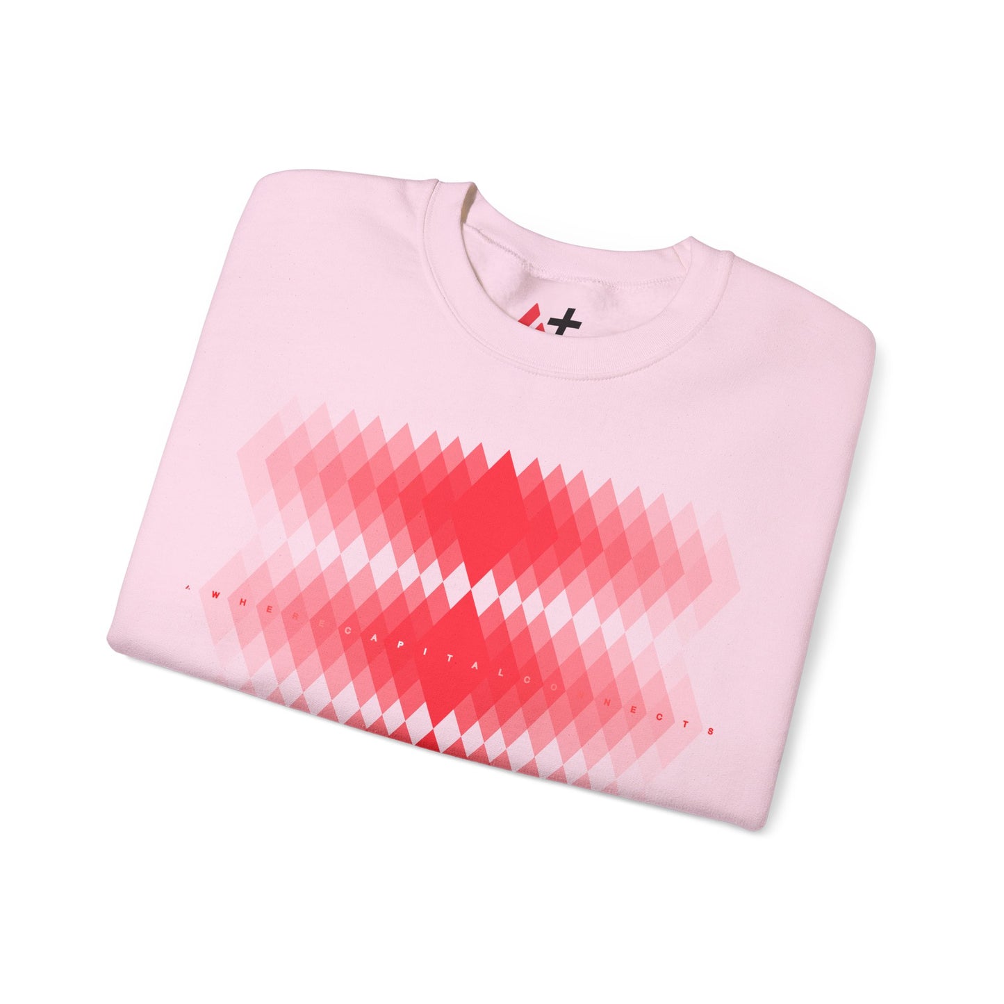 Avalanche Where Capital Connects Optical Illusion Sweatshirt