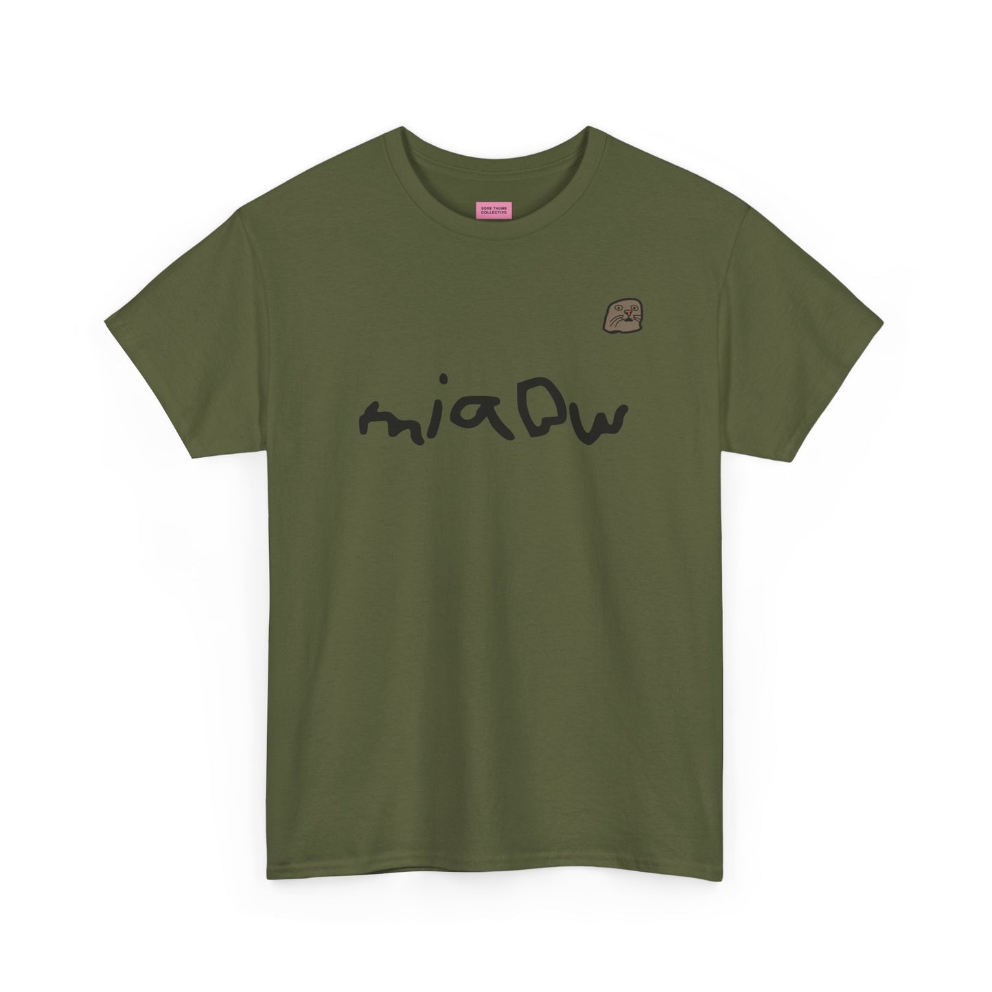 $ MIAOW harder print T shirt