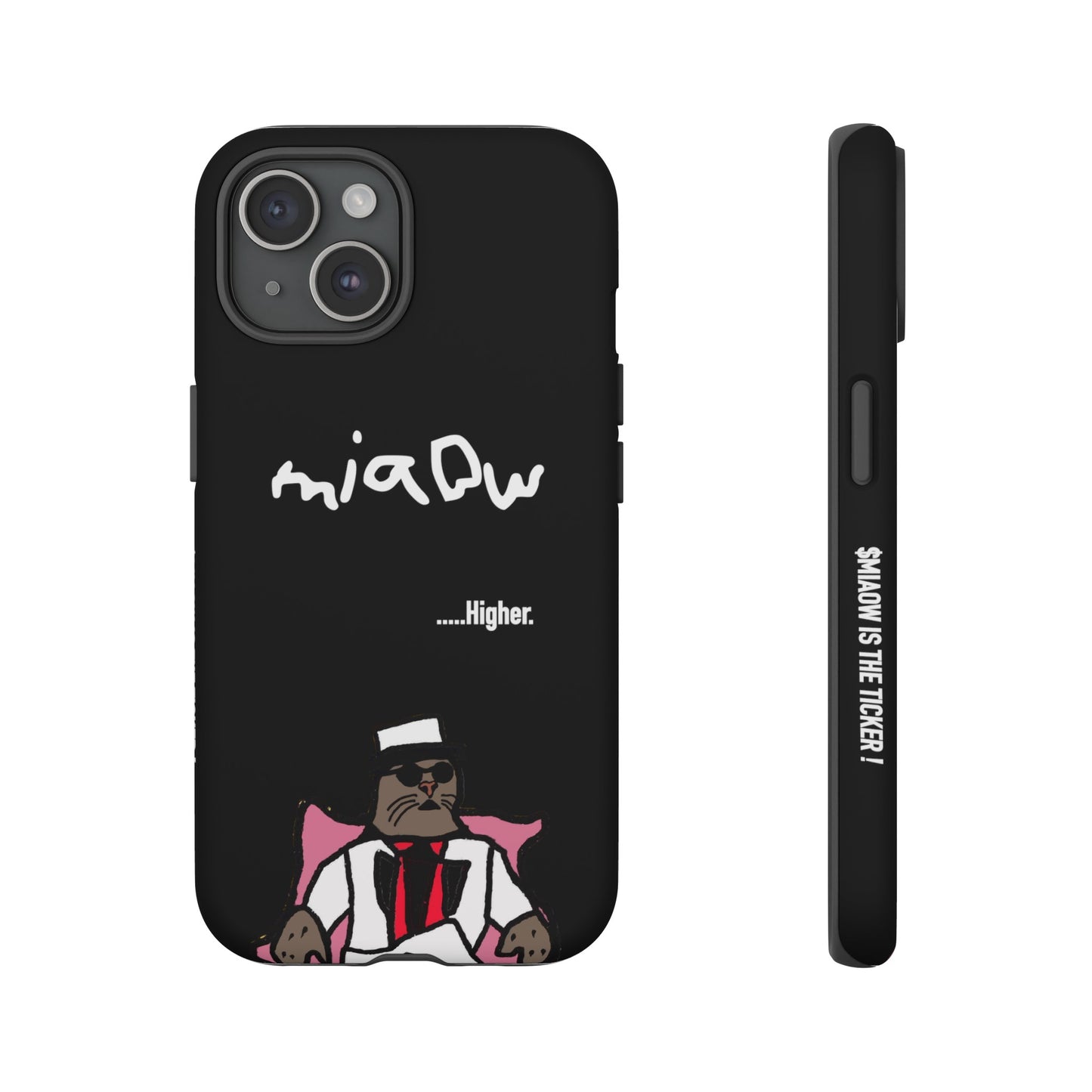 $MIAOW Phone case - Harder - Black