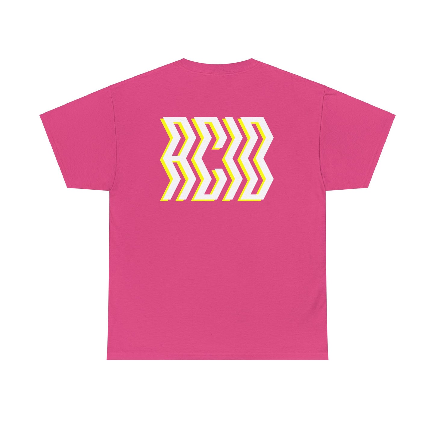 Acid t-shirt back print pink