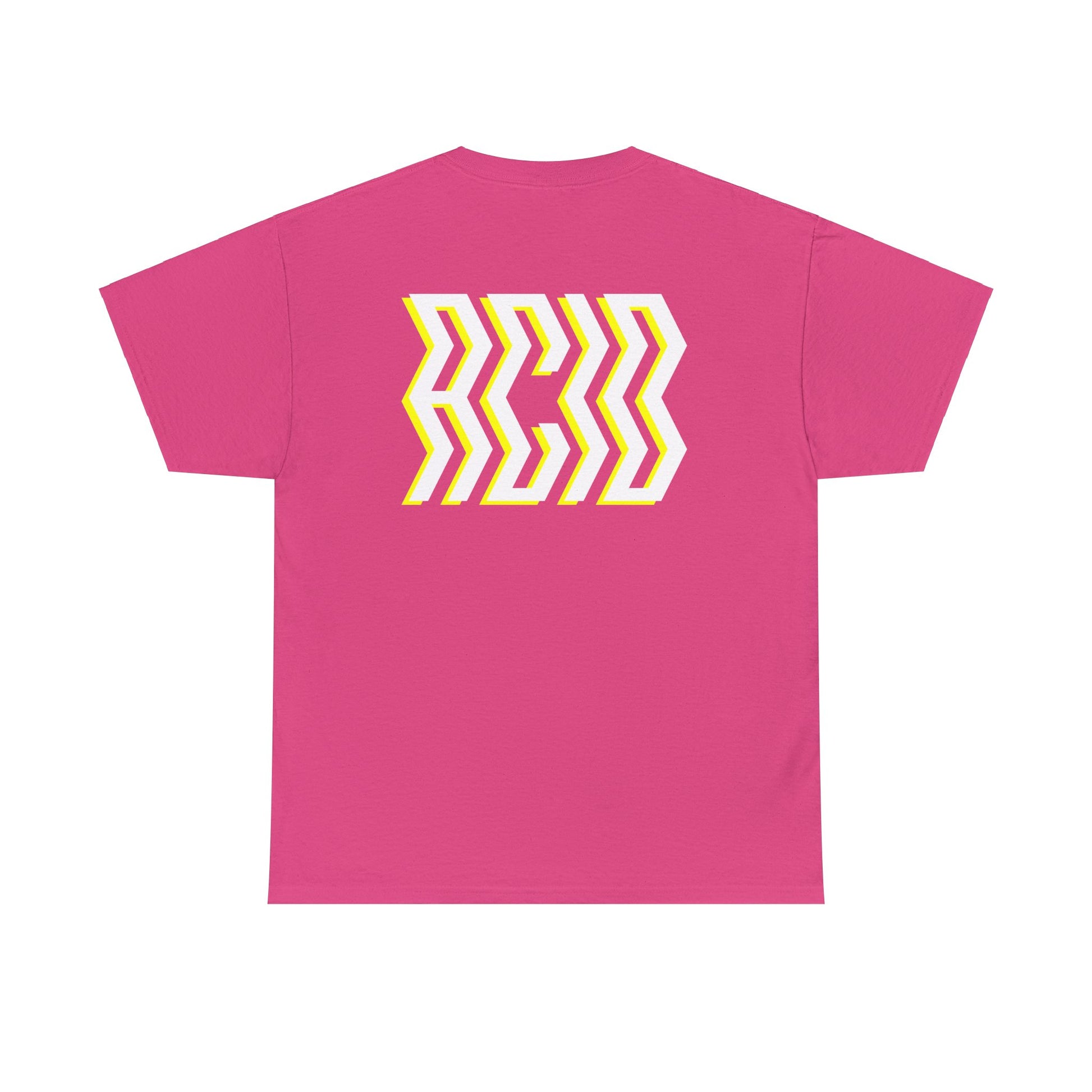 Acid t-shirt back print pink