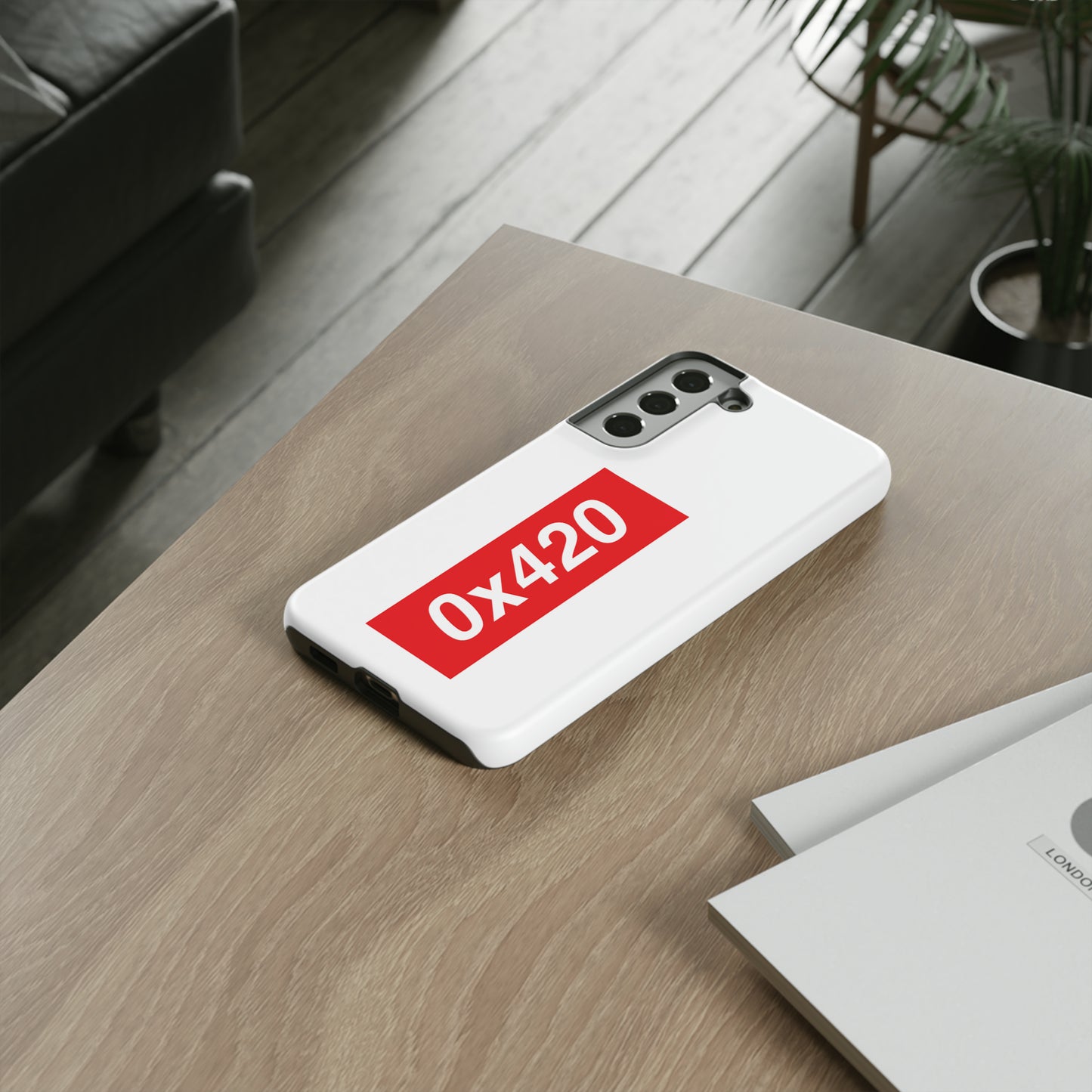 0x420 phone case small logo