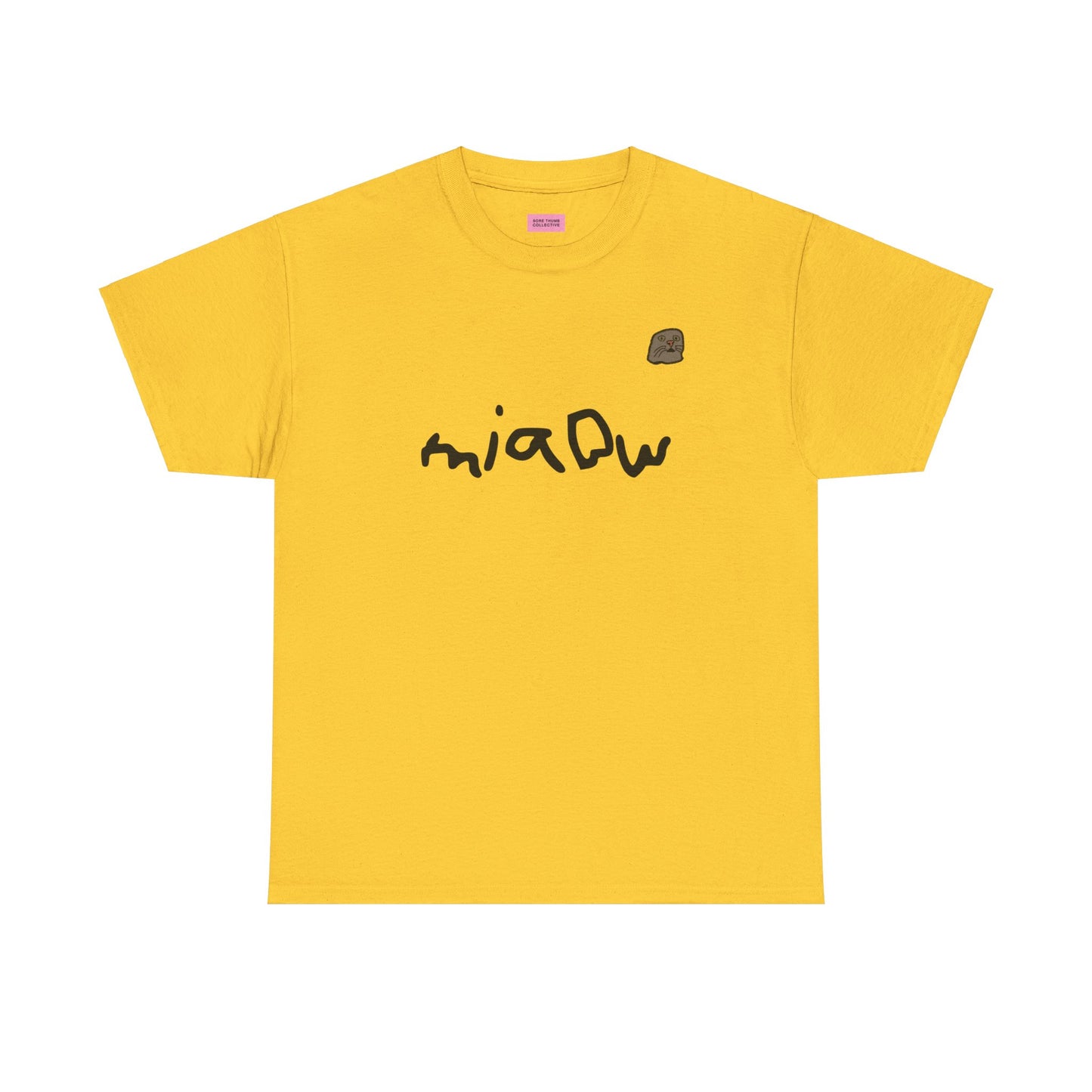 $ MIAOW harder print T shirt