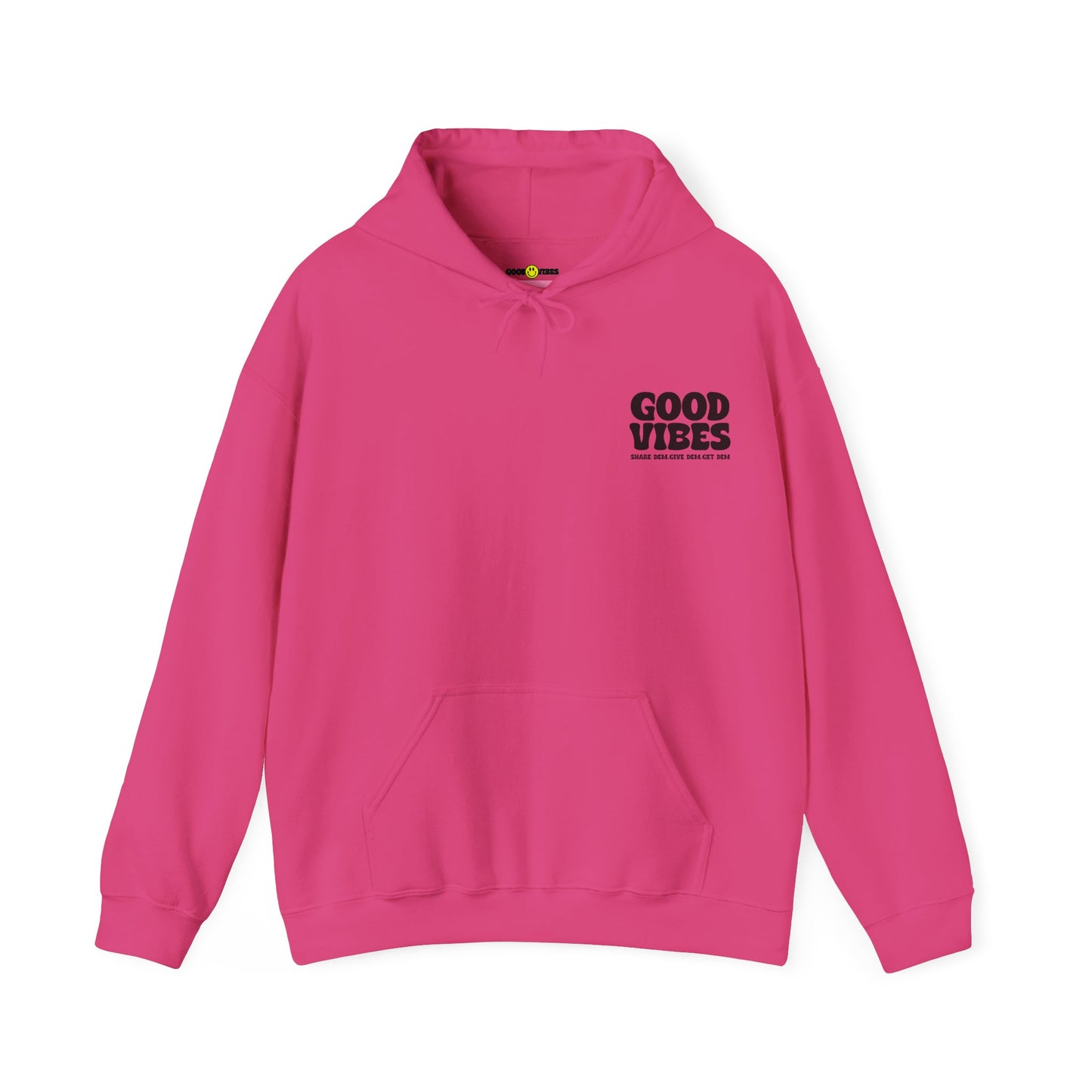 Good Vibes Hoodie | Bold Graphics, Positive Energy, & Spiritual Crypto Merch in Brights & Classics