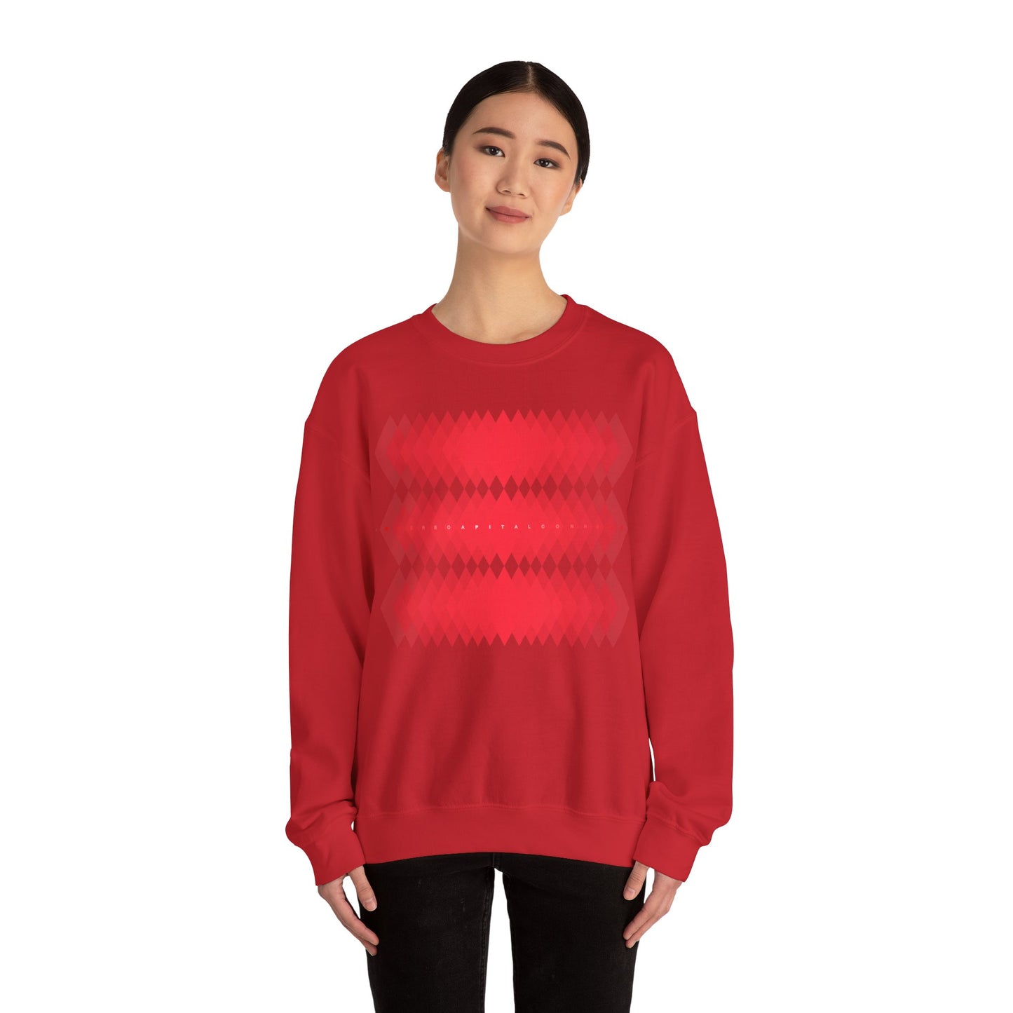 Avalanche Where Capital Connects Optical Illusion Sweatshirt