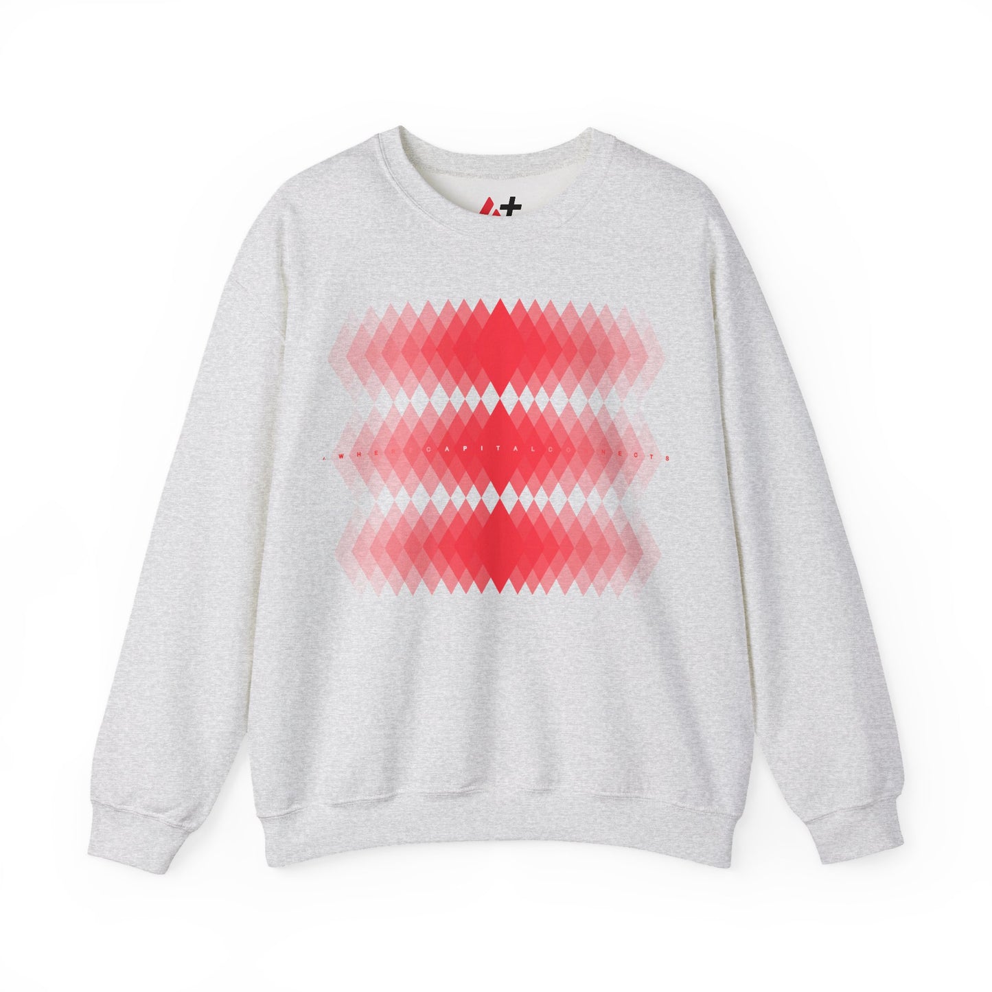 Avalanche Where Capital Connects Optical Illusion Sweatshirt