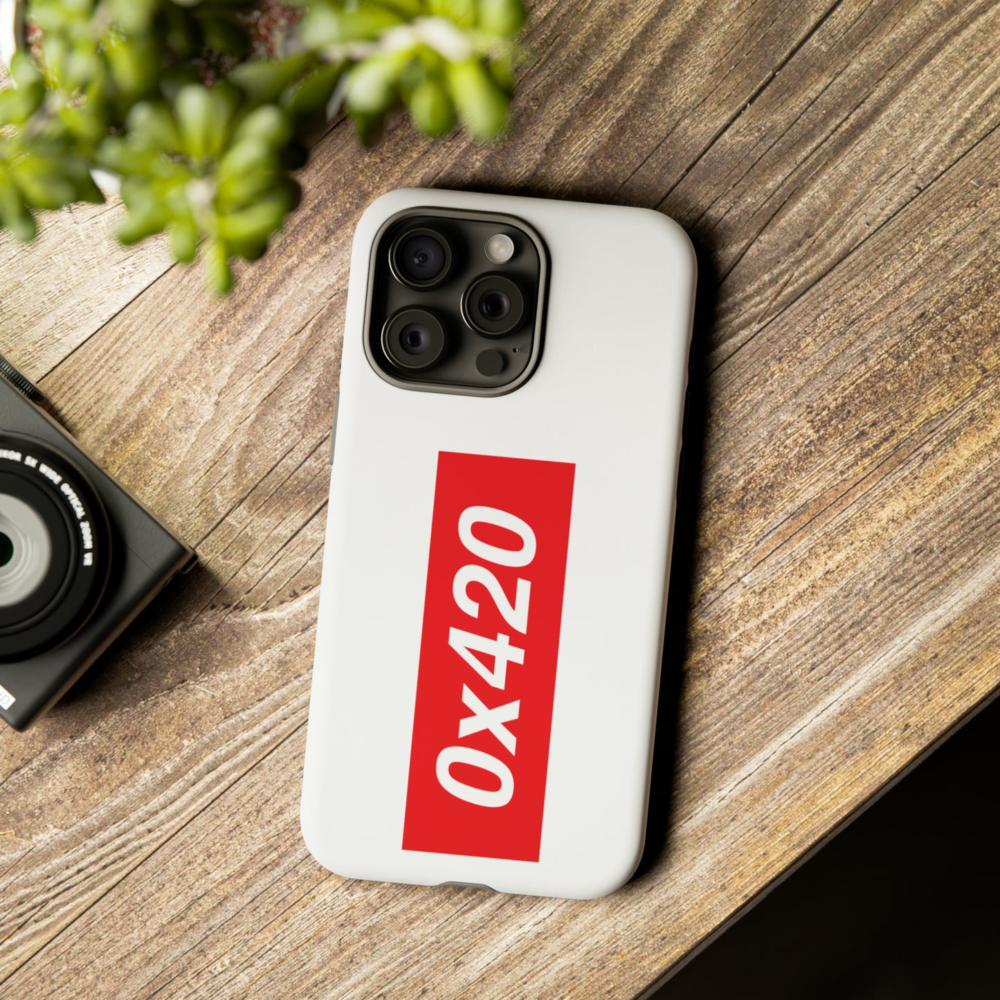 0x420 phone case small logo