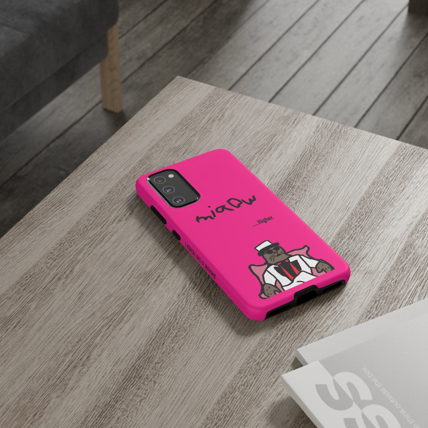 $MIAOW Phone case - Harder - Hot pink