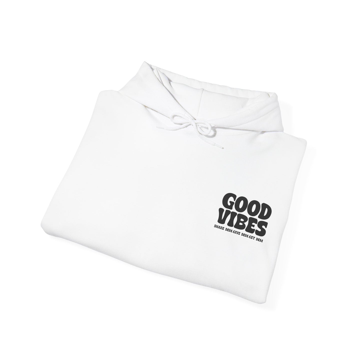 Good Vibes Hoodie | Bold Graphics, Positive Energy, & Spiritual Crypto Merch in Brights & Classics