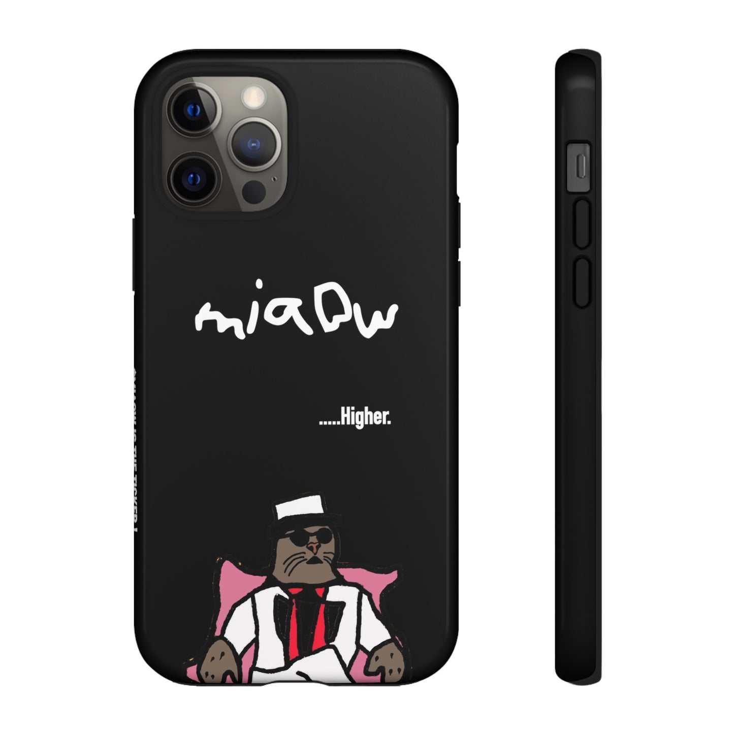 $MIAOW Phone case - Harder - Black