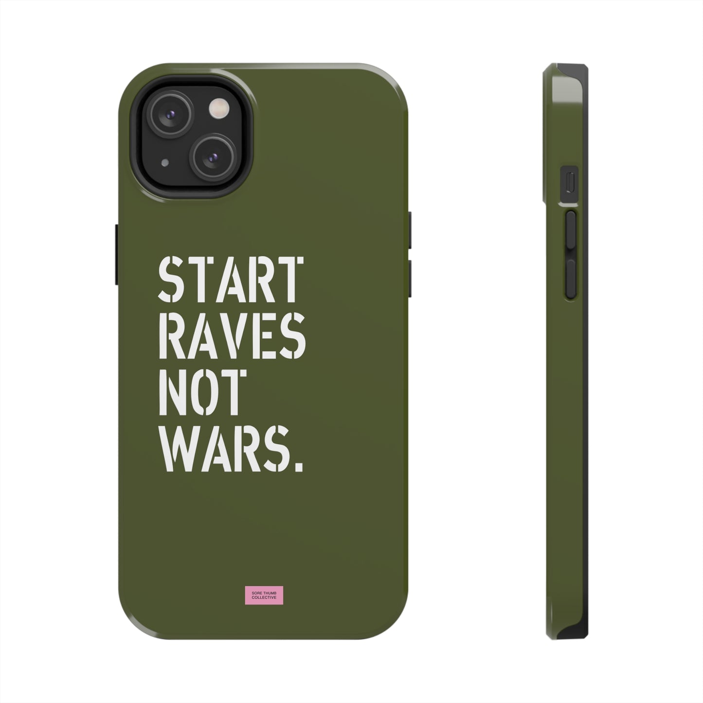 Start Raves Not Wars iPhone Case