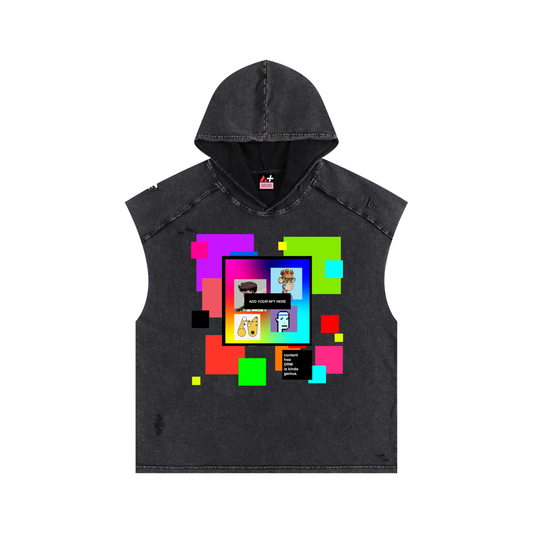 Content Free DRM - Custom NFT -   Boxy Hooded Tank Top
