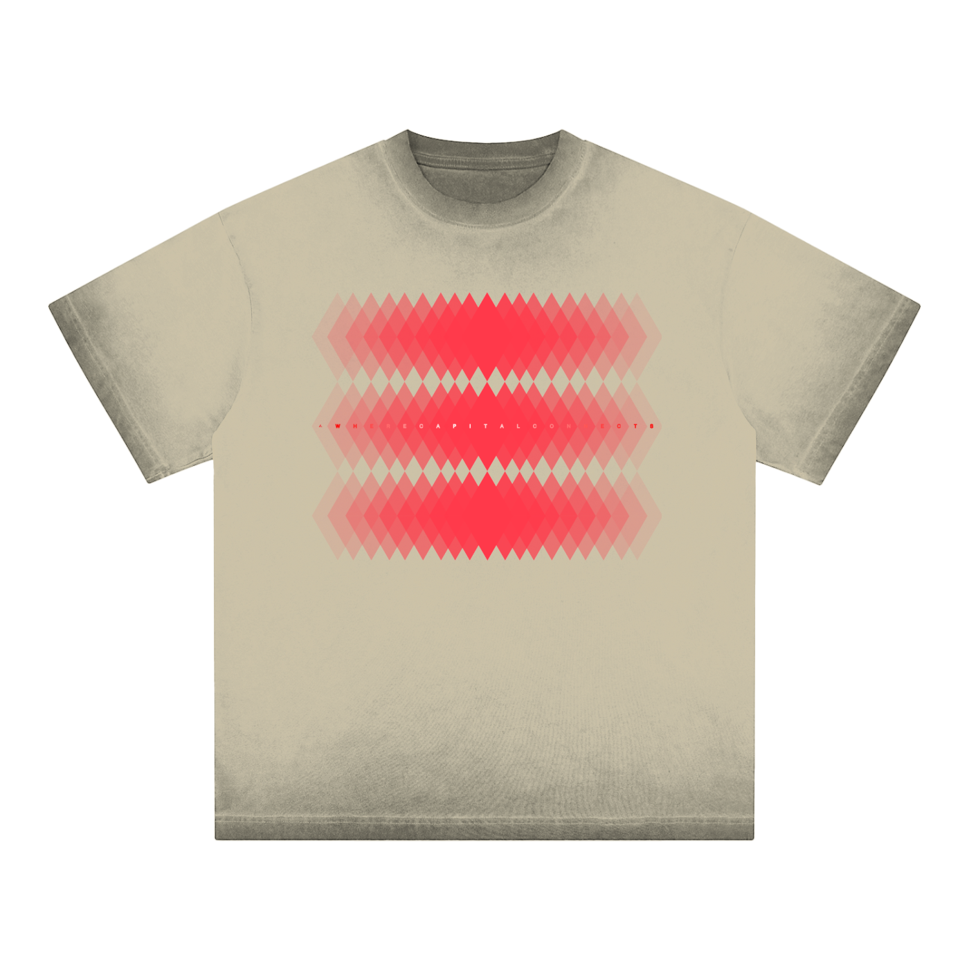 Avalanche Where Capital Connect Reverse Dyed Loose Cotton T-Shirt