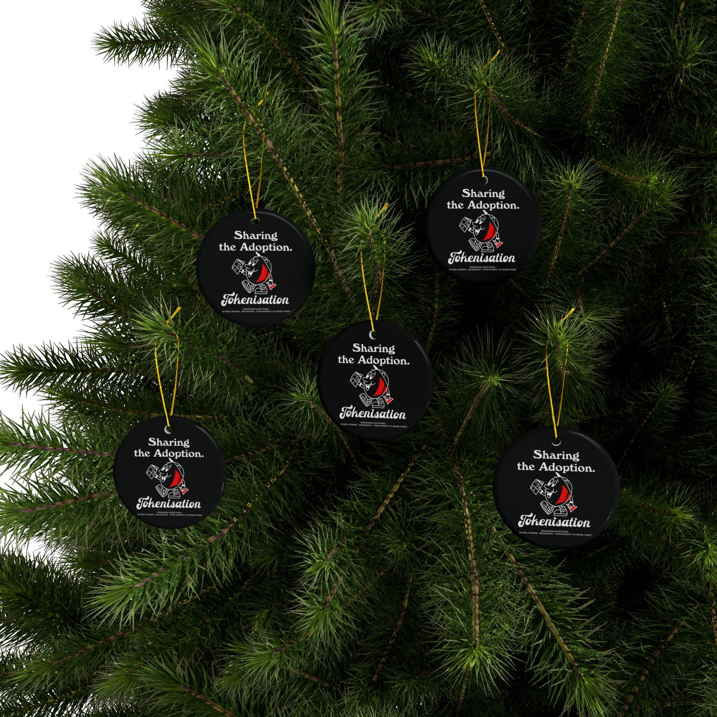 Sharing the Adoption Black - Avalanche Christmas Decoration