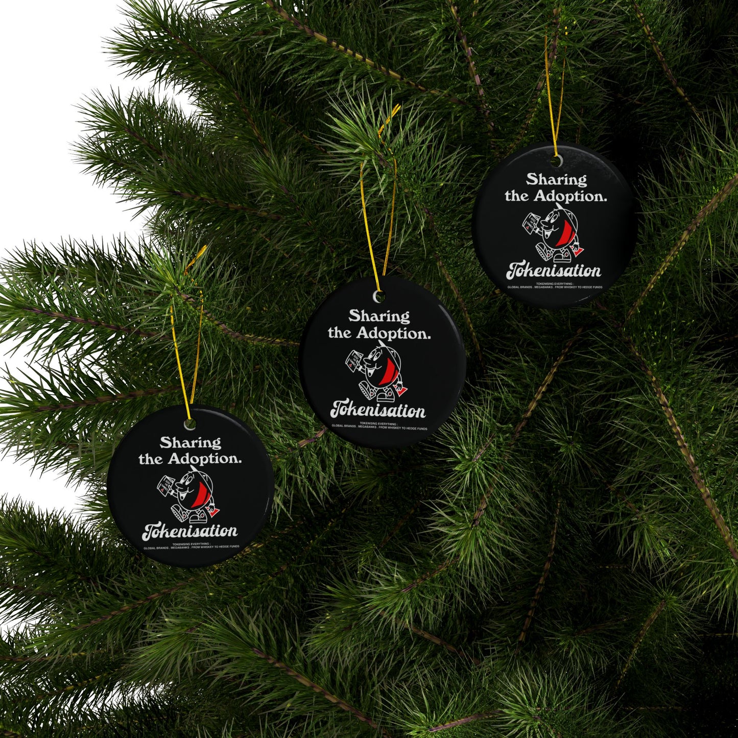 Sharing the Adoption Black - Avalanche Christmas Decoration