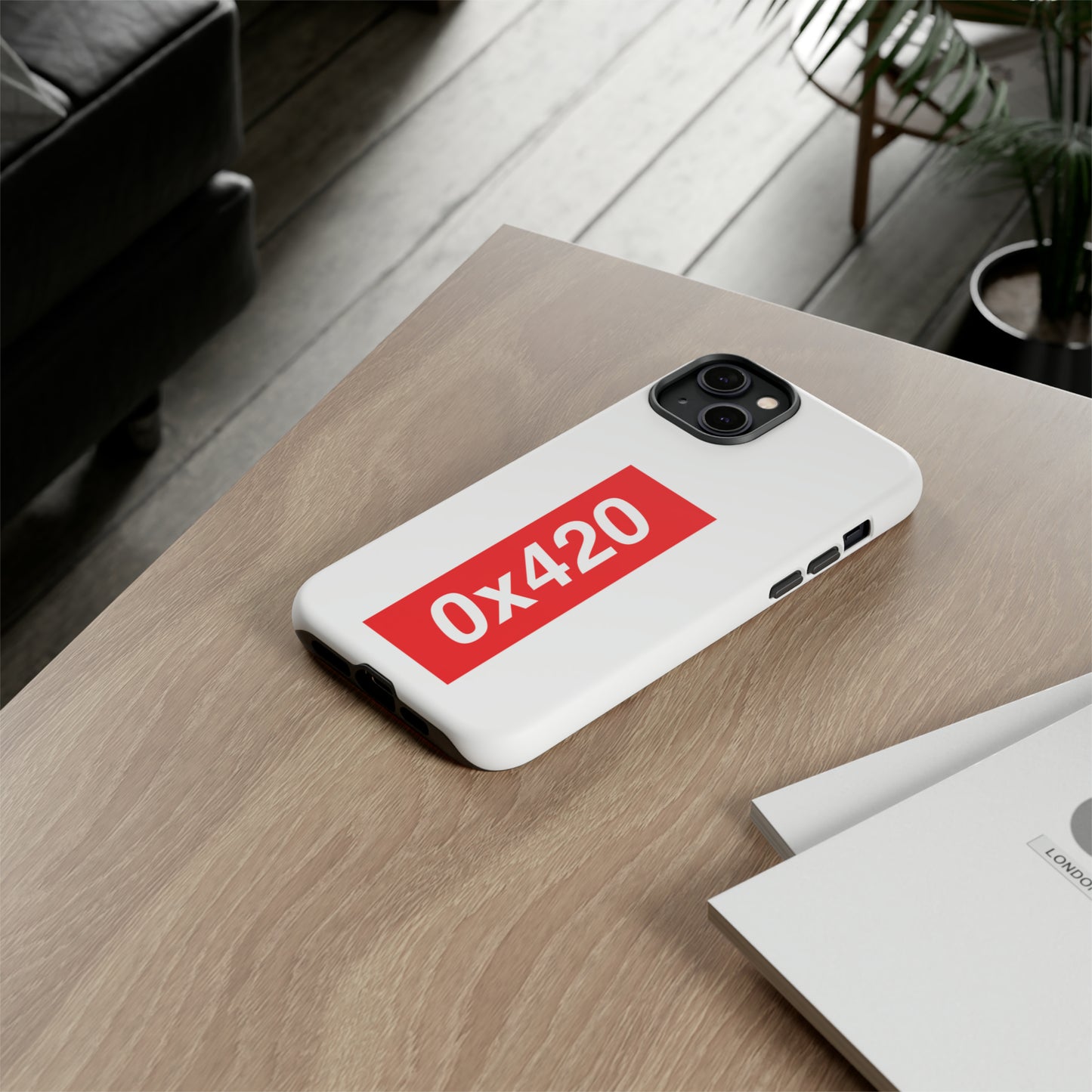 0x420 phone case small logo