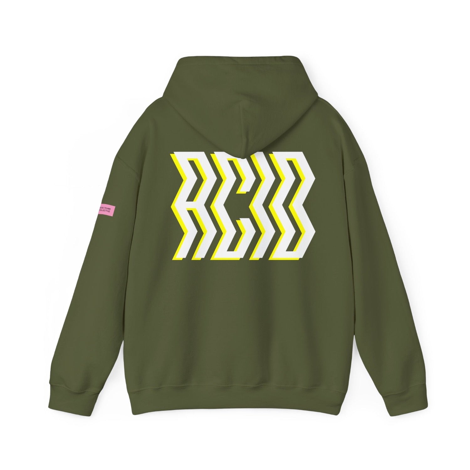 Acid house jumper hoodie with print inspired by 90s fashion