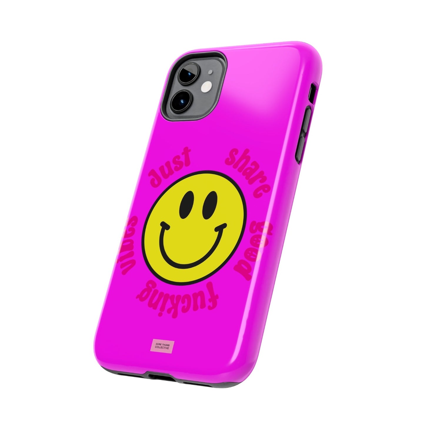 smiley face phone case