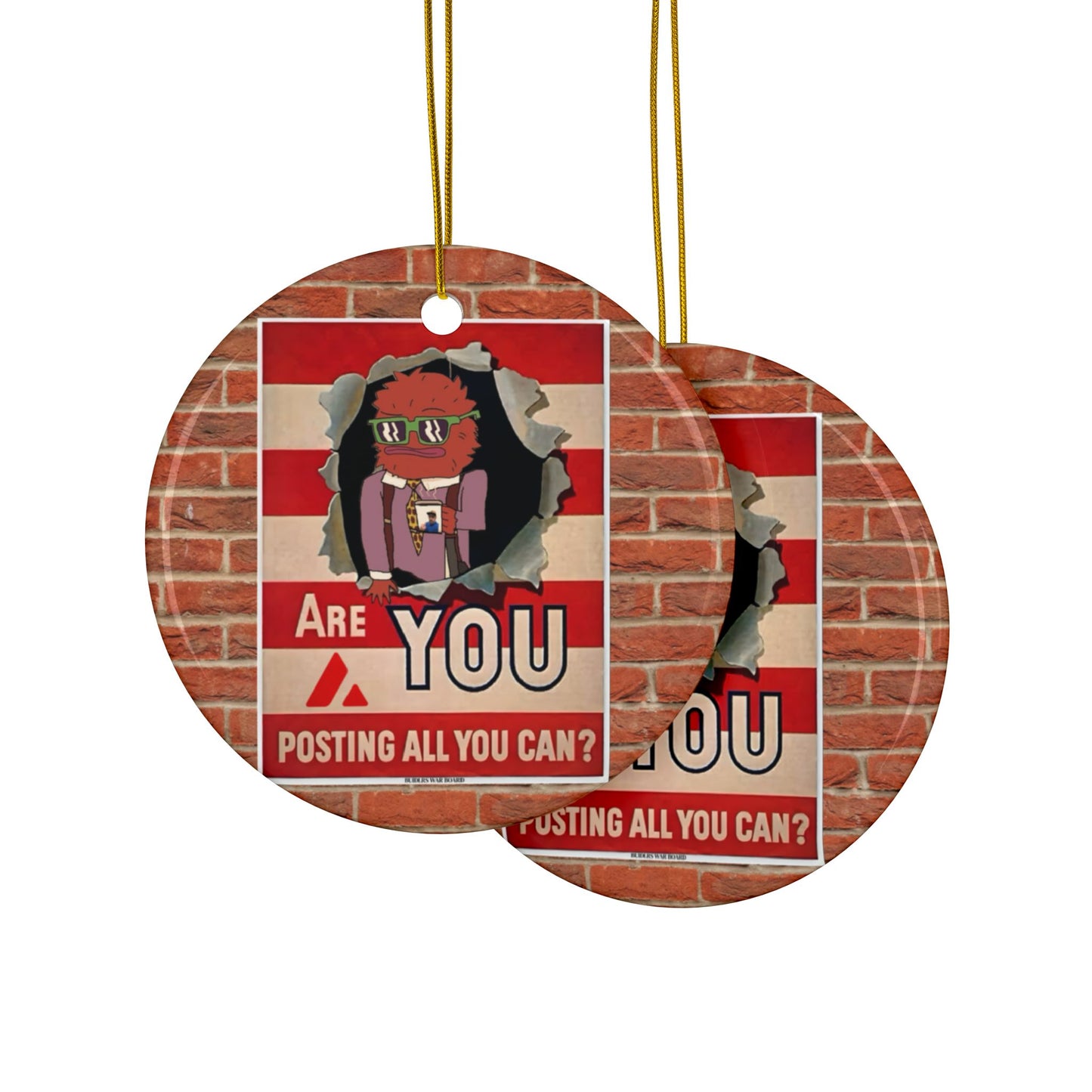 Fizzy Crypto Avalanche Christmas Decoration