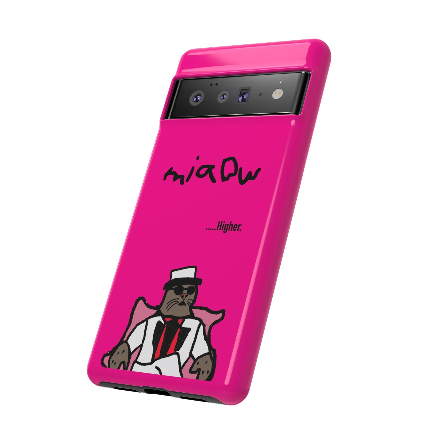 $MIAOW Phone case - Harder - Hot pink